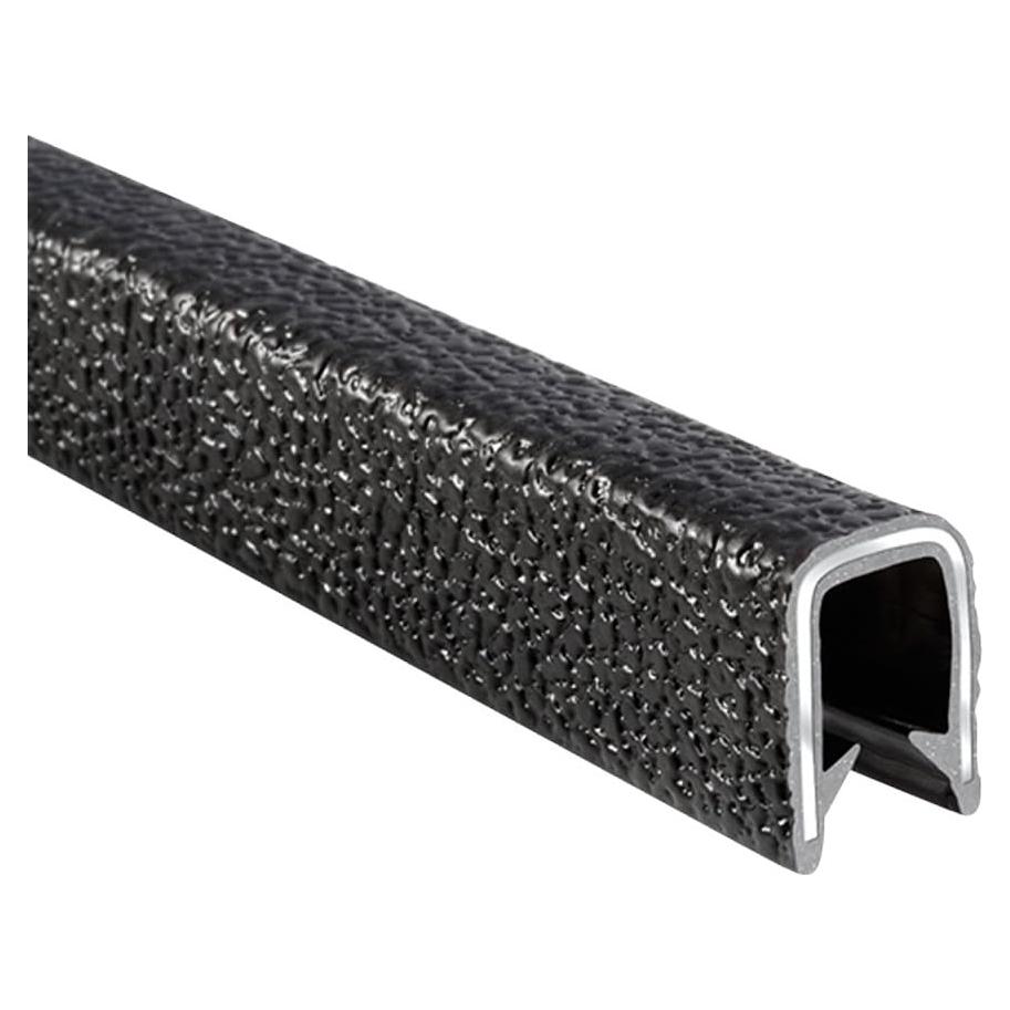 Bisel de Borde Trim-Lok PVC Flexible 25 Pies Negro Texturizado