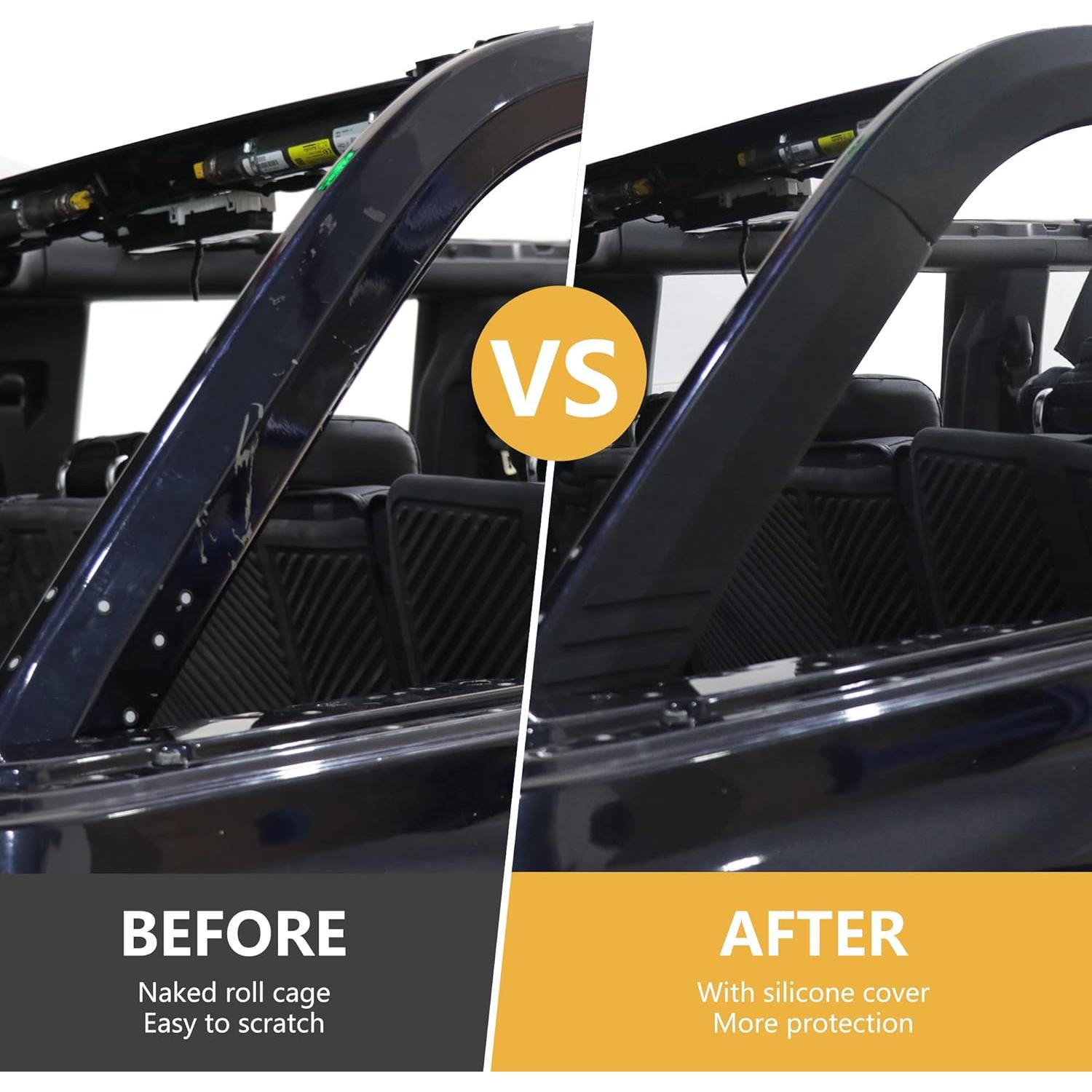 Cubierta de Acolchado de Barra D-Pillar RERPRO para Ford Bronco 2021-2025