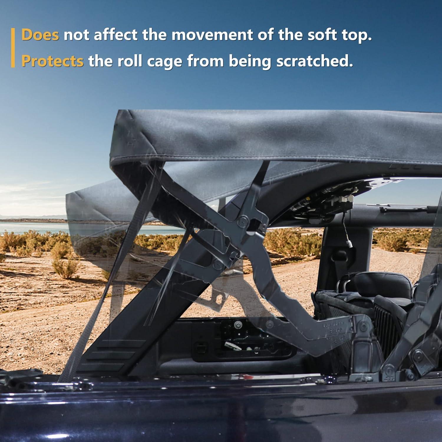 Cubierta de Acolchado de Barra D-Pillar RERPRO para Ford Bronco 2021-2025