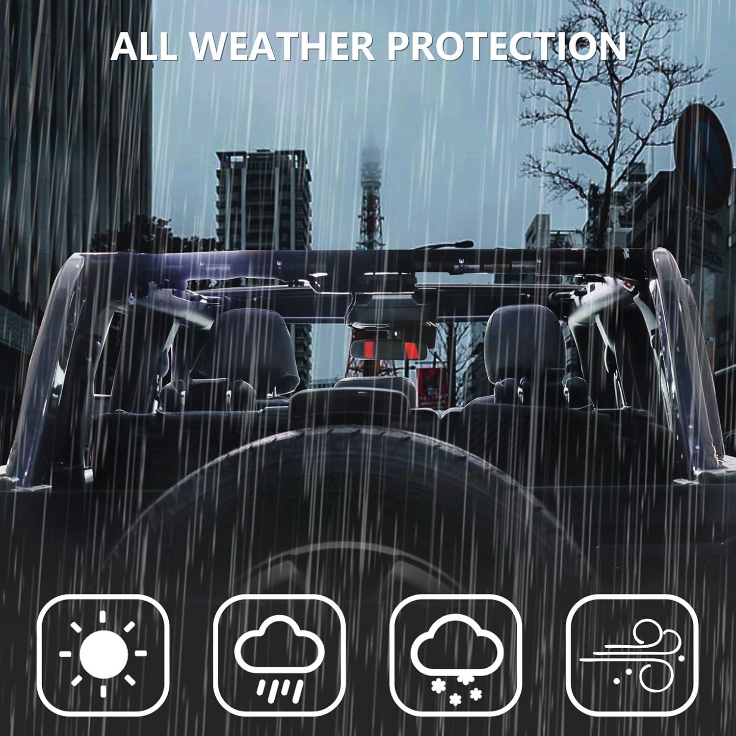 Cubierta de Acolchado de Barra D-Pillar RERPRO para Ford Bronco 2021-2025