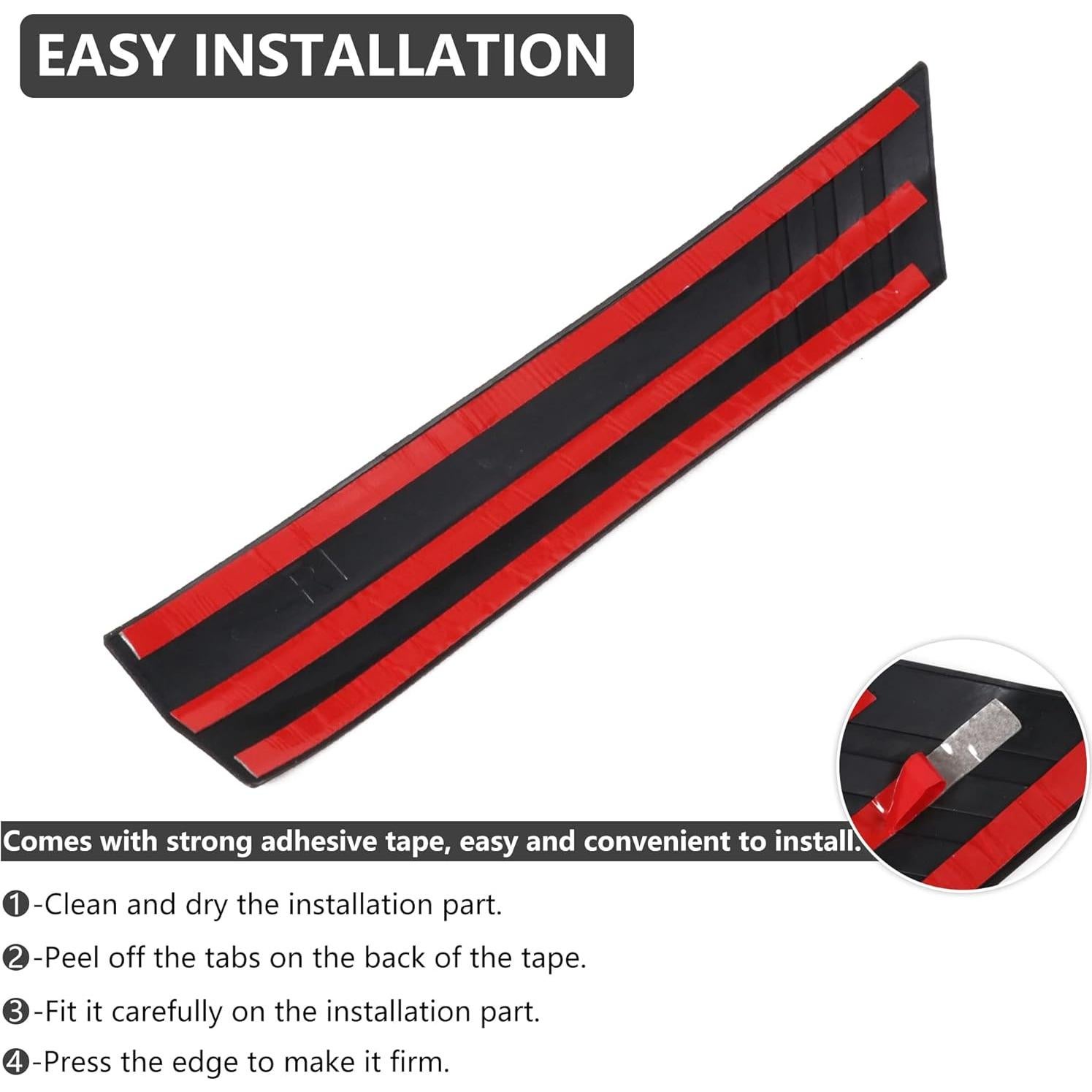 Cubierta de Acolchado de Barra D-Pillar RERPRO para Ford Bronco 2021-2025