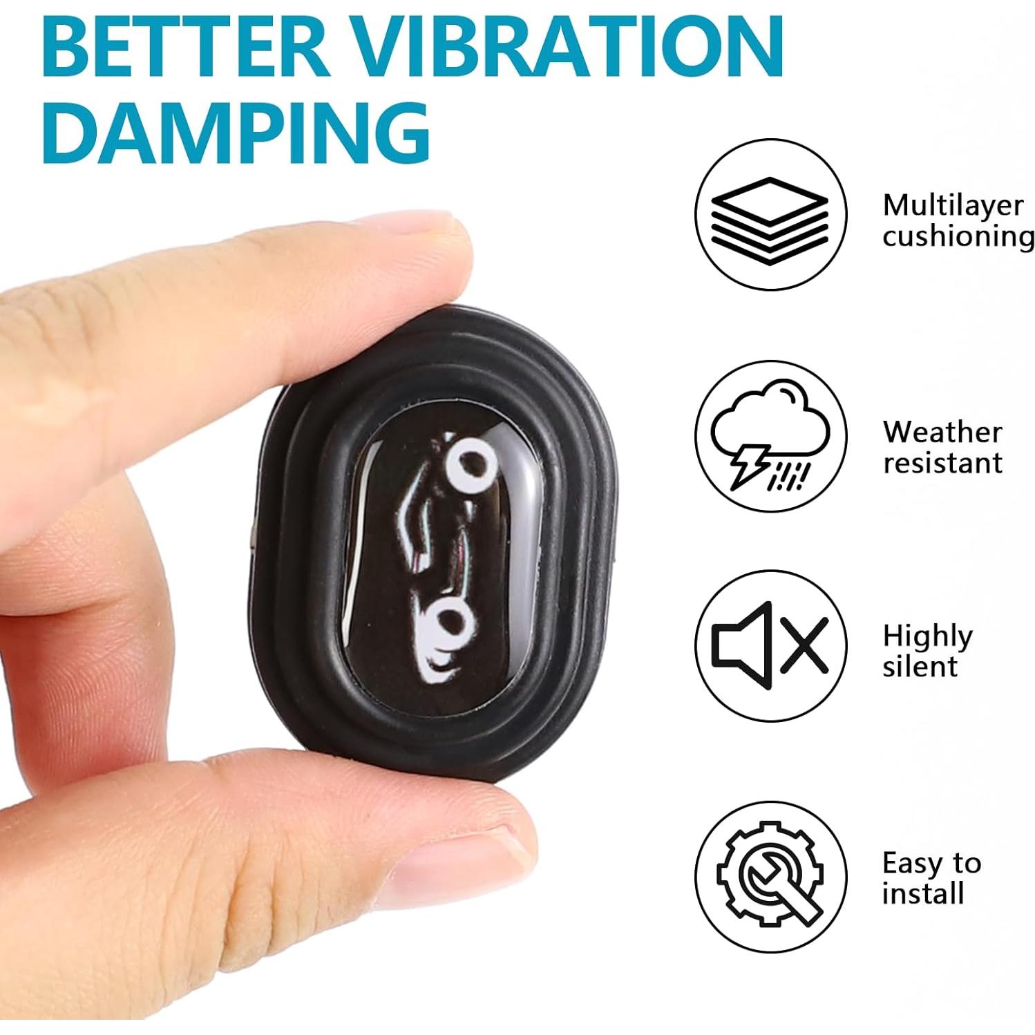 Amortiguador de Puerta de Coche Wuyaoyao 16PCS Silicona