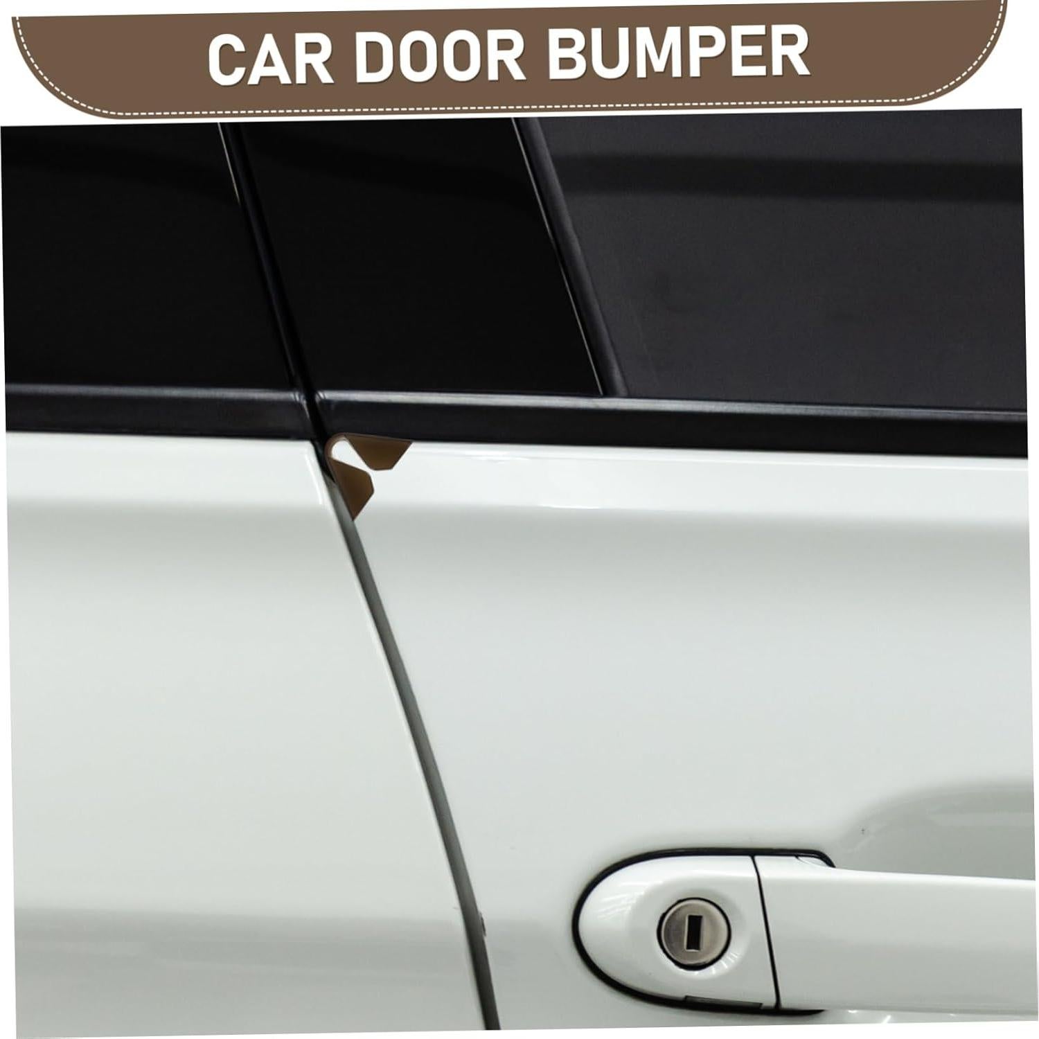 4 Protectores de Borde de Puerta HAPINARY Silicona Negra