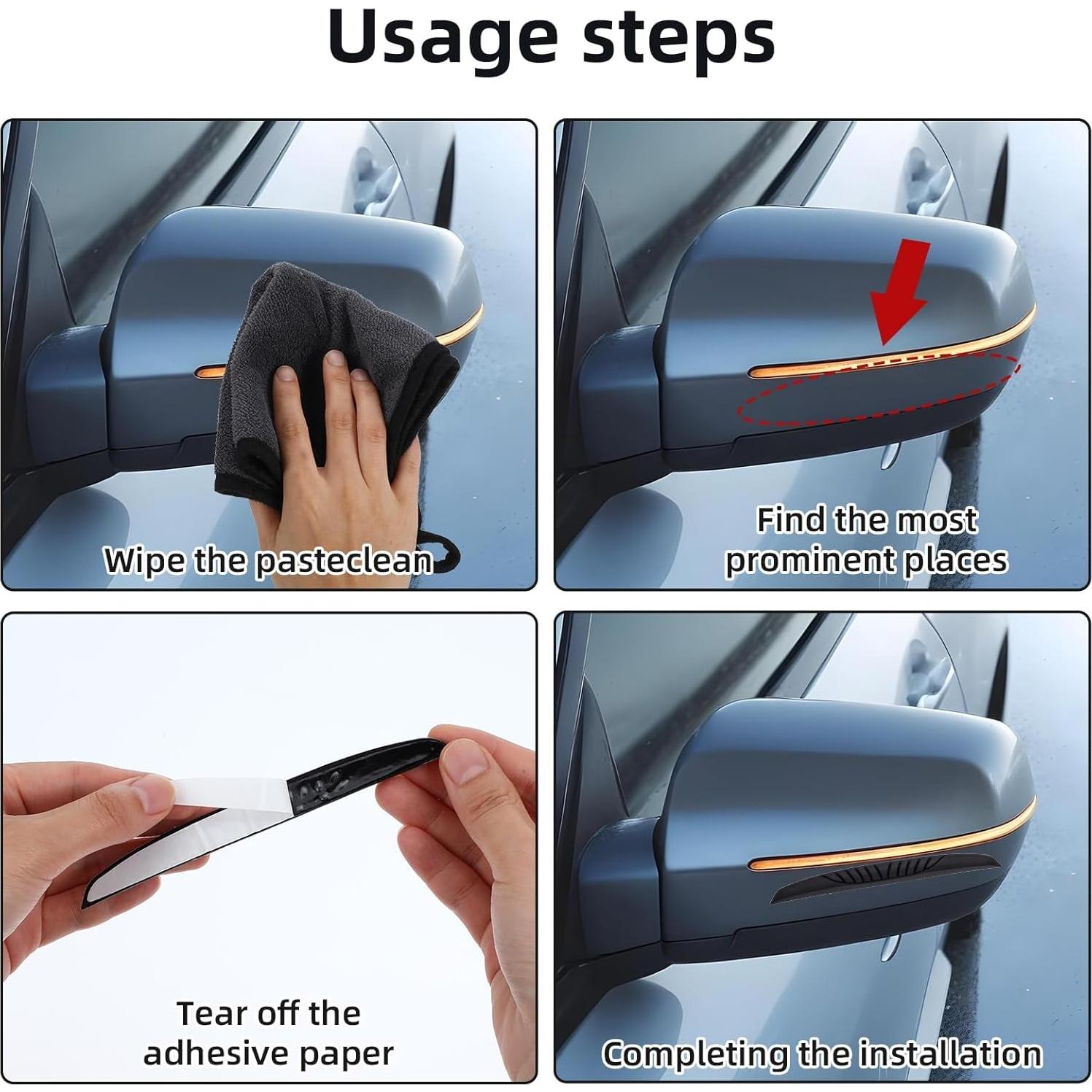 6 Protectores de Puerta de Coche KoovDem para Honda CRV 2023-2024