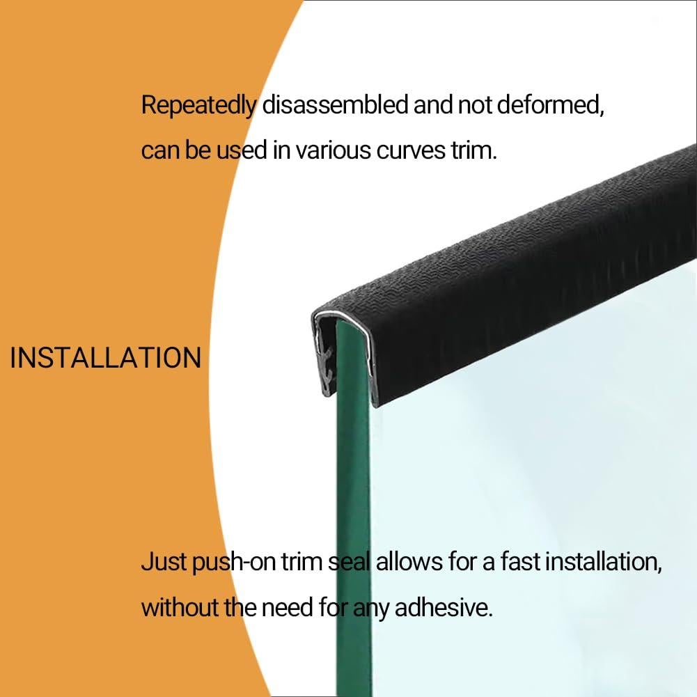 Banda de Bisel de Goma PACIXU 6.1m para Bordes de 1.27cm