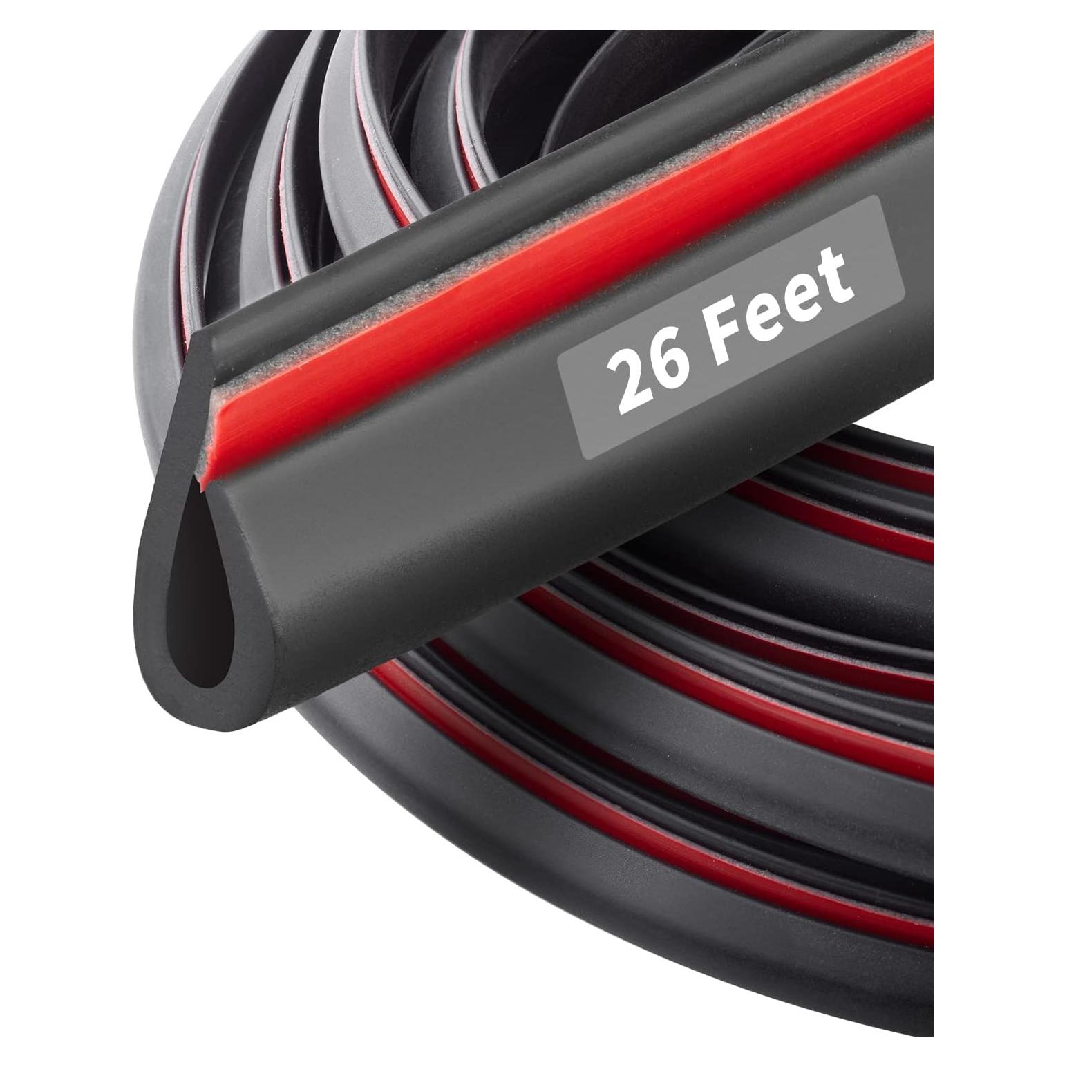 Tira de Goma Autoadhesiva BISOTHAI 26 Pies para Sellado