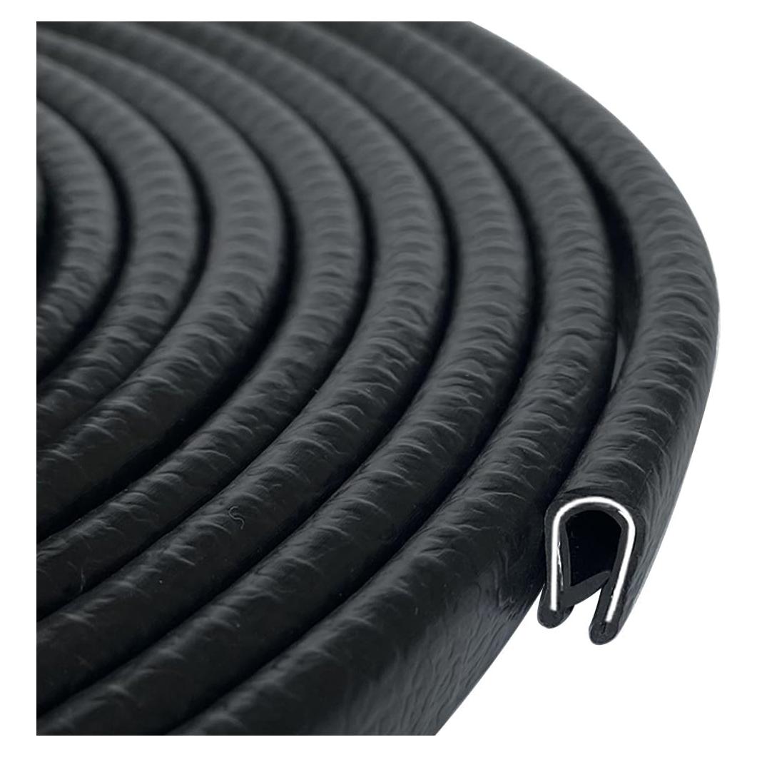 Bisel de goma Aroilder 7.92m negro para bordes 0.16cm