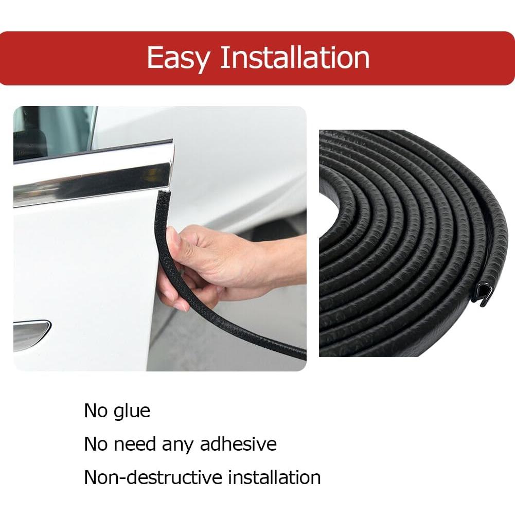 Bisel de goma Aroilder 7.92m negro para bordes 0.16cm