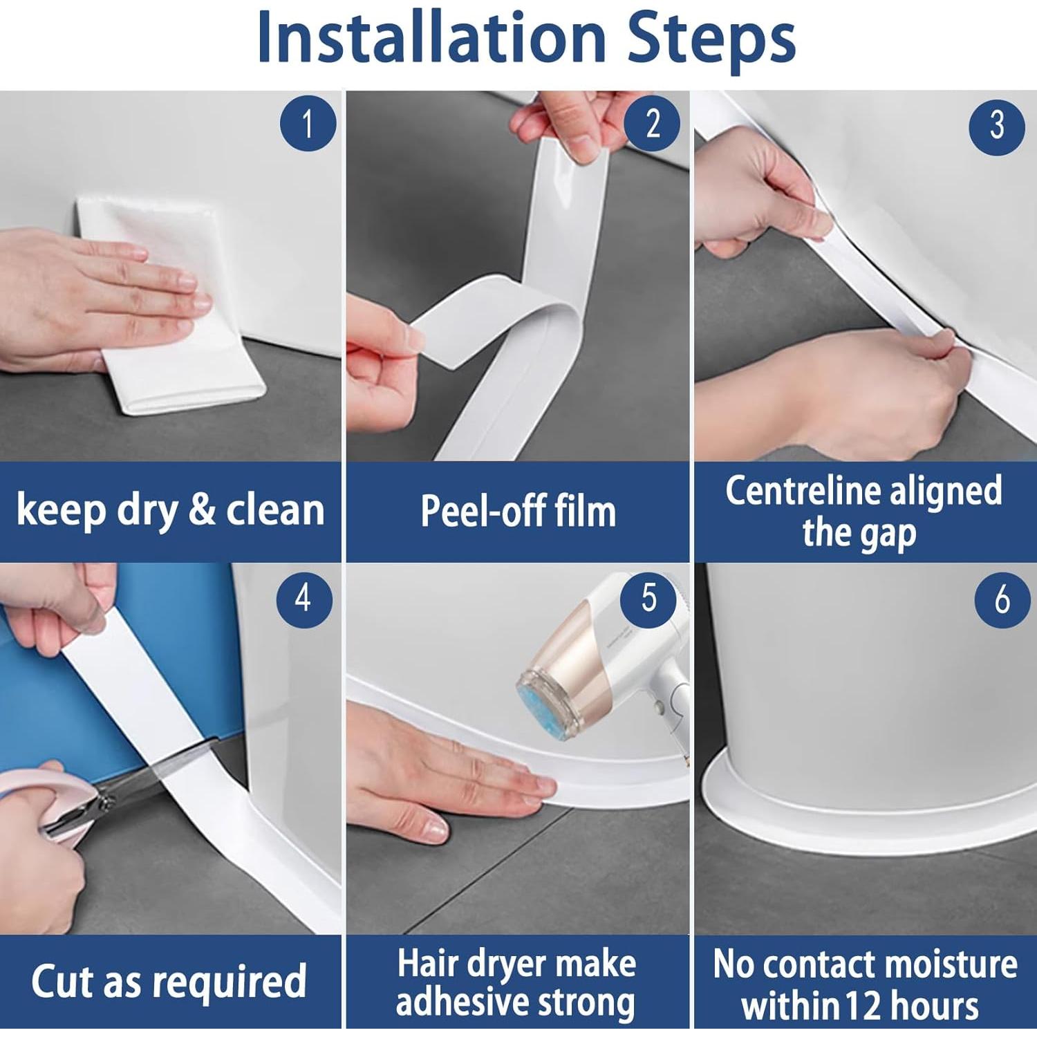 Cinta de Calafateo Impermeable BLUEJUNWEI 3.61cm x 3.2m