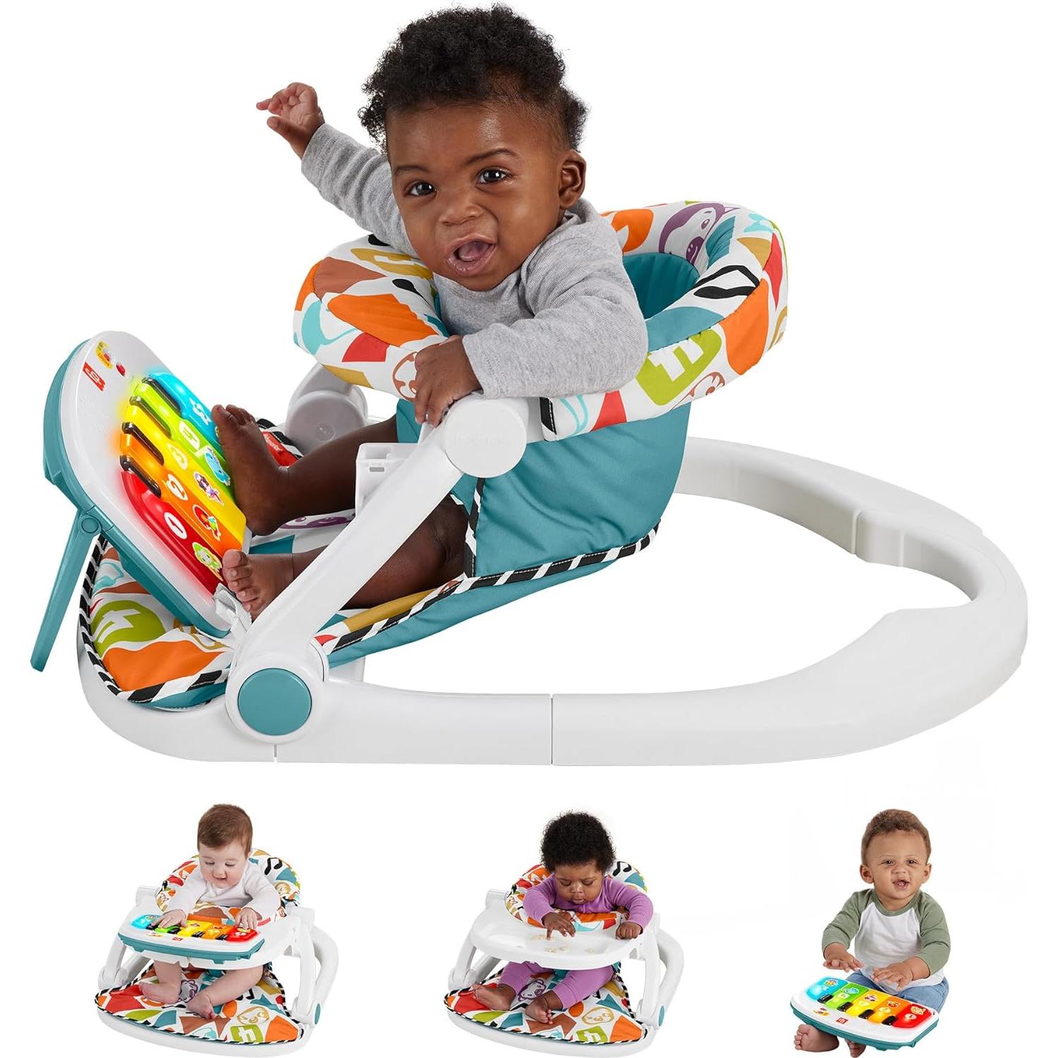 Silla Portátil Deluxe Fisher-Price + Gimnasio de Juego
