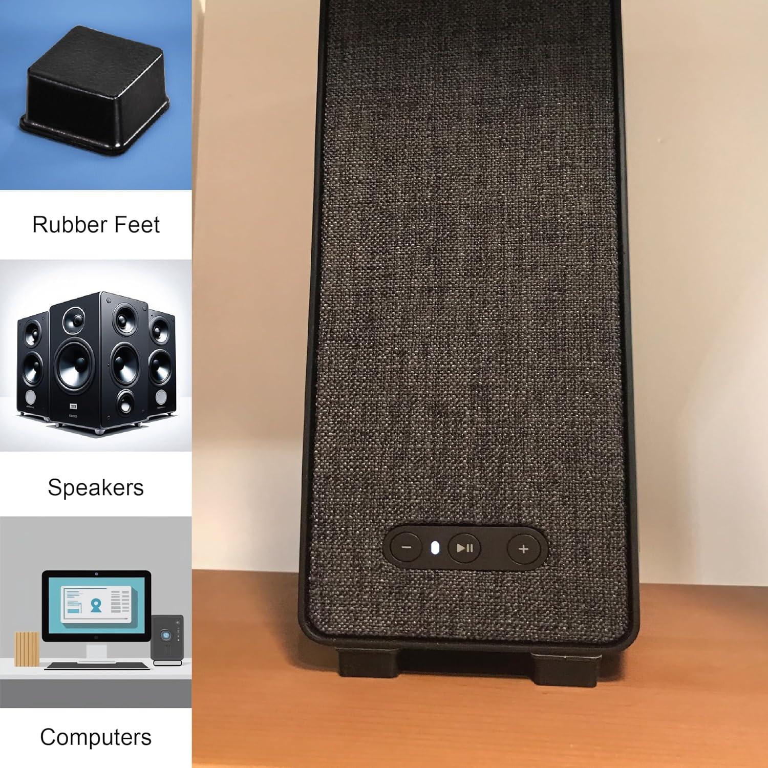 Almohadillas de goma adhesivas GorillaGrit 20 Pcs 19.8mm x 9.7mm