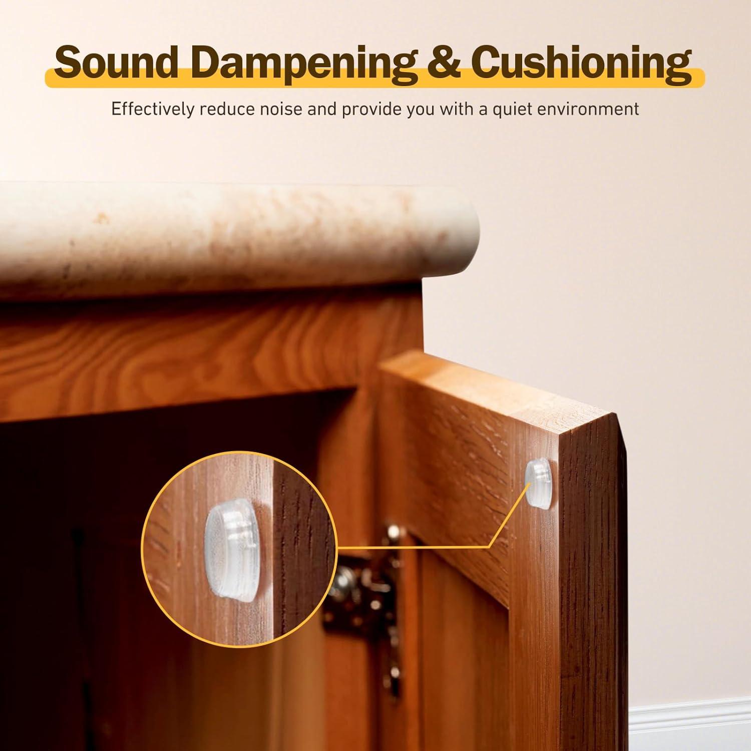 Bumpers de Silicona Transparentes QUEENTI 160 Pcs 1.27 cm