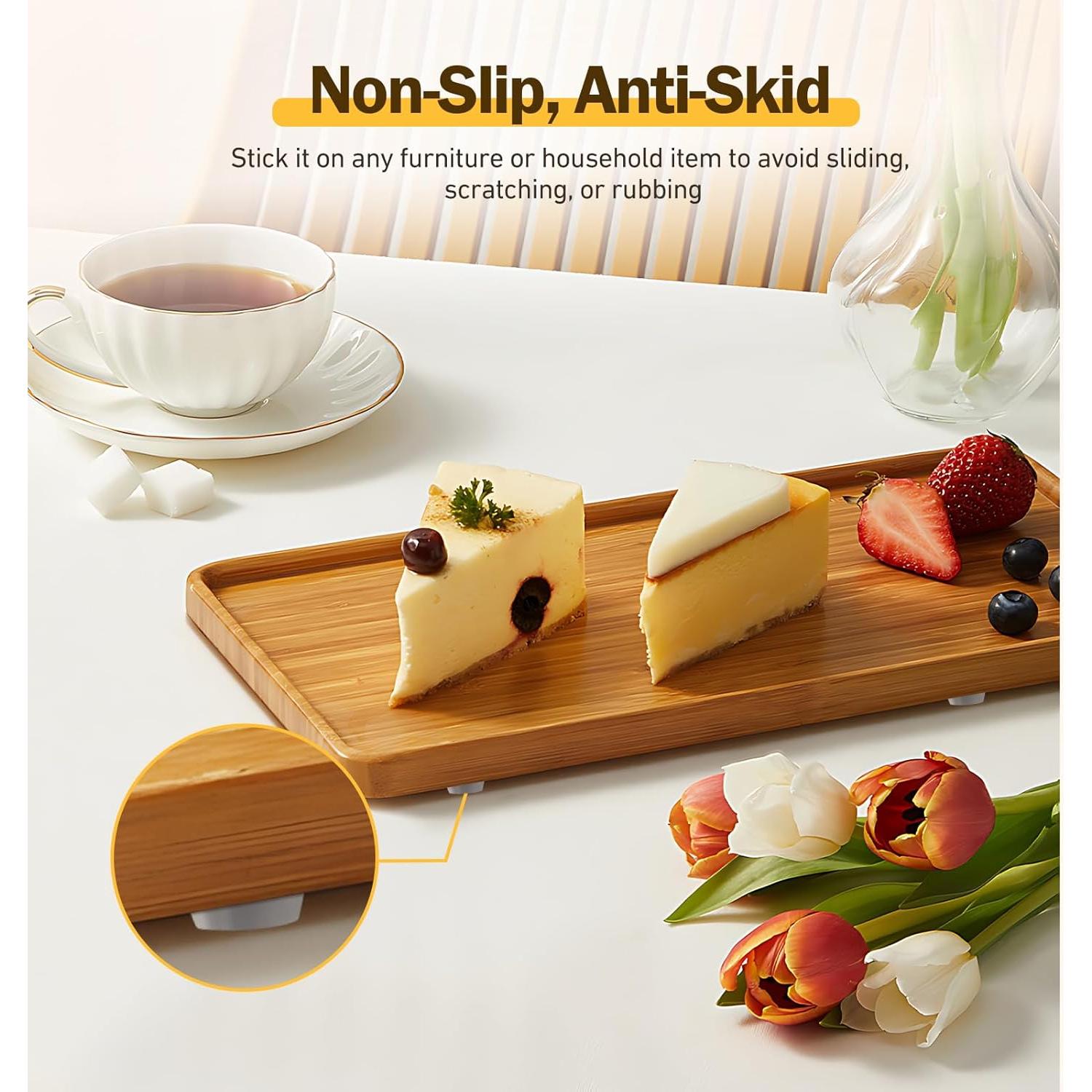 Bumpers de Silicona Transparentes QUEENTI 160 Pcs 1.27 cm