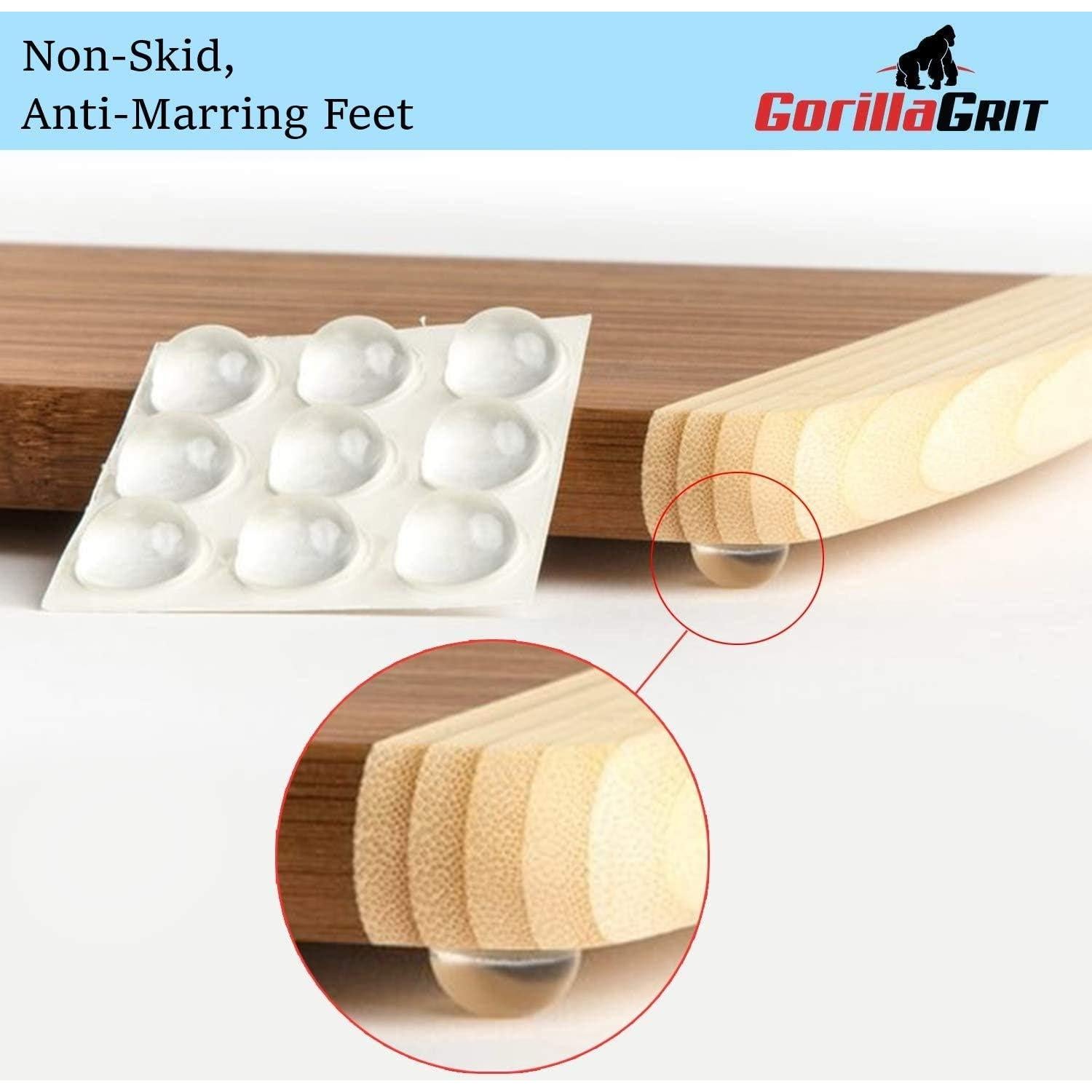 Paquete de 106 Almohadillas Adhesivas Transparentes GorillaGrit