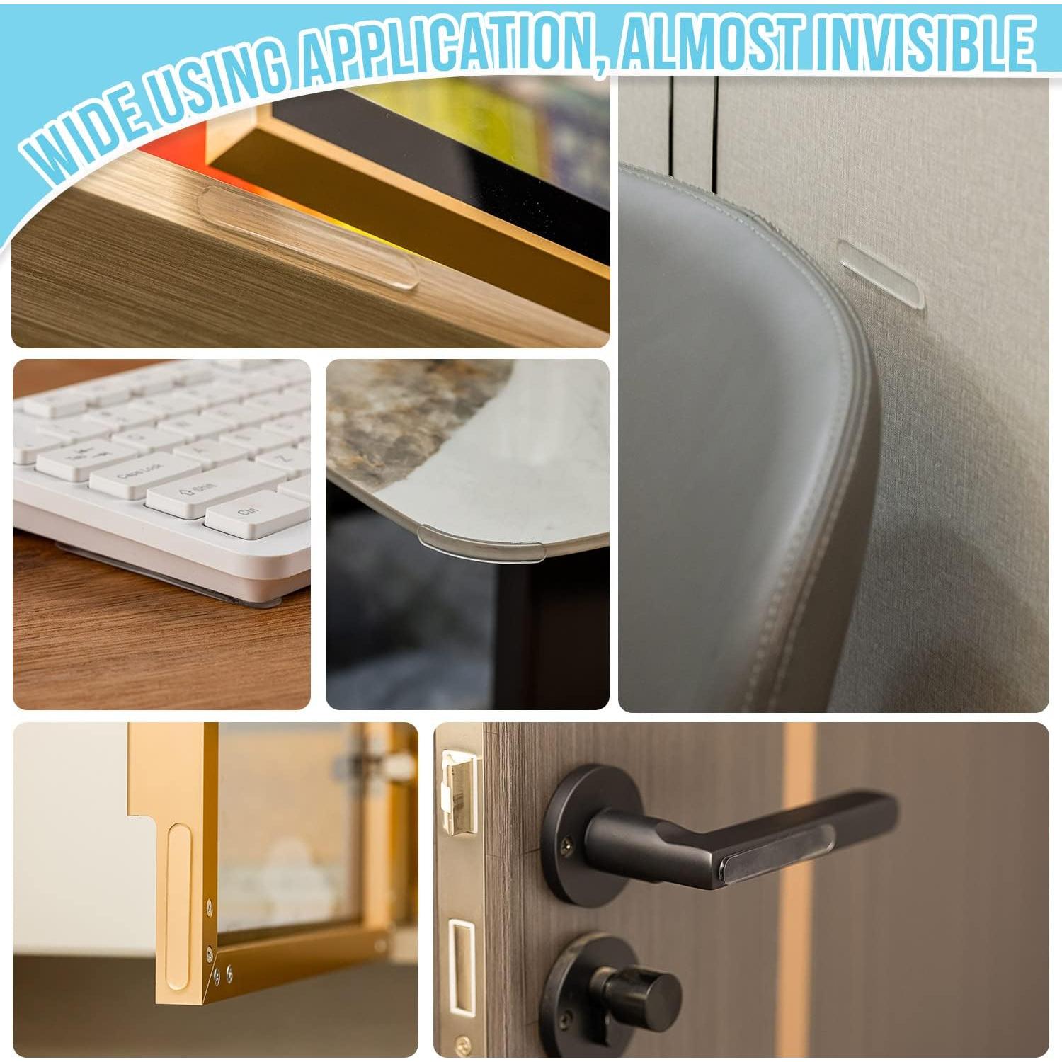 Bumpers Adhesivos Transparentes WhistenFla 40pcs Silicona