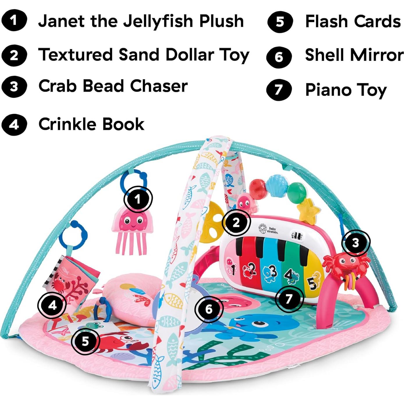 Gimnasio Musical Baby Einstein Rosa 4-en-1 para Bebés