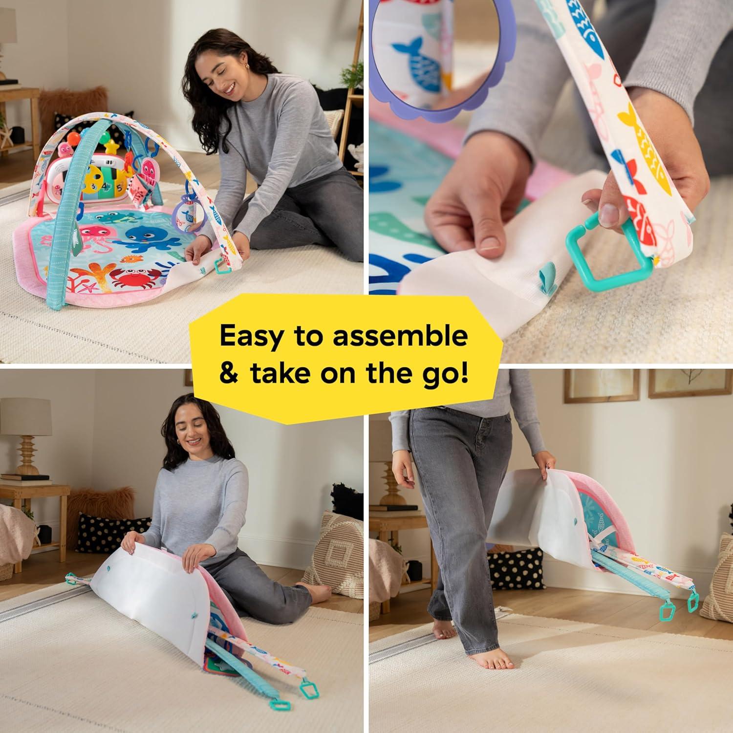 Gimnasio Musical Baby Einstein Rosa 4-en-1 para Bebés