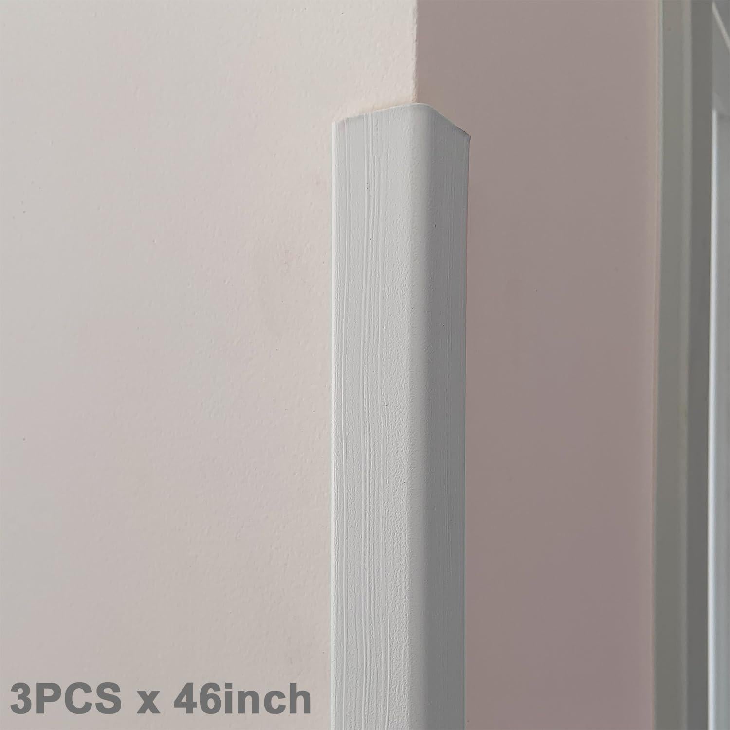 3 Protectores de Esquinas de Pared YLL YLL 114.3 cm Blanco