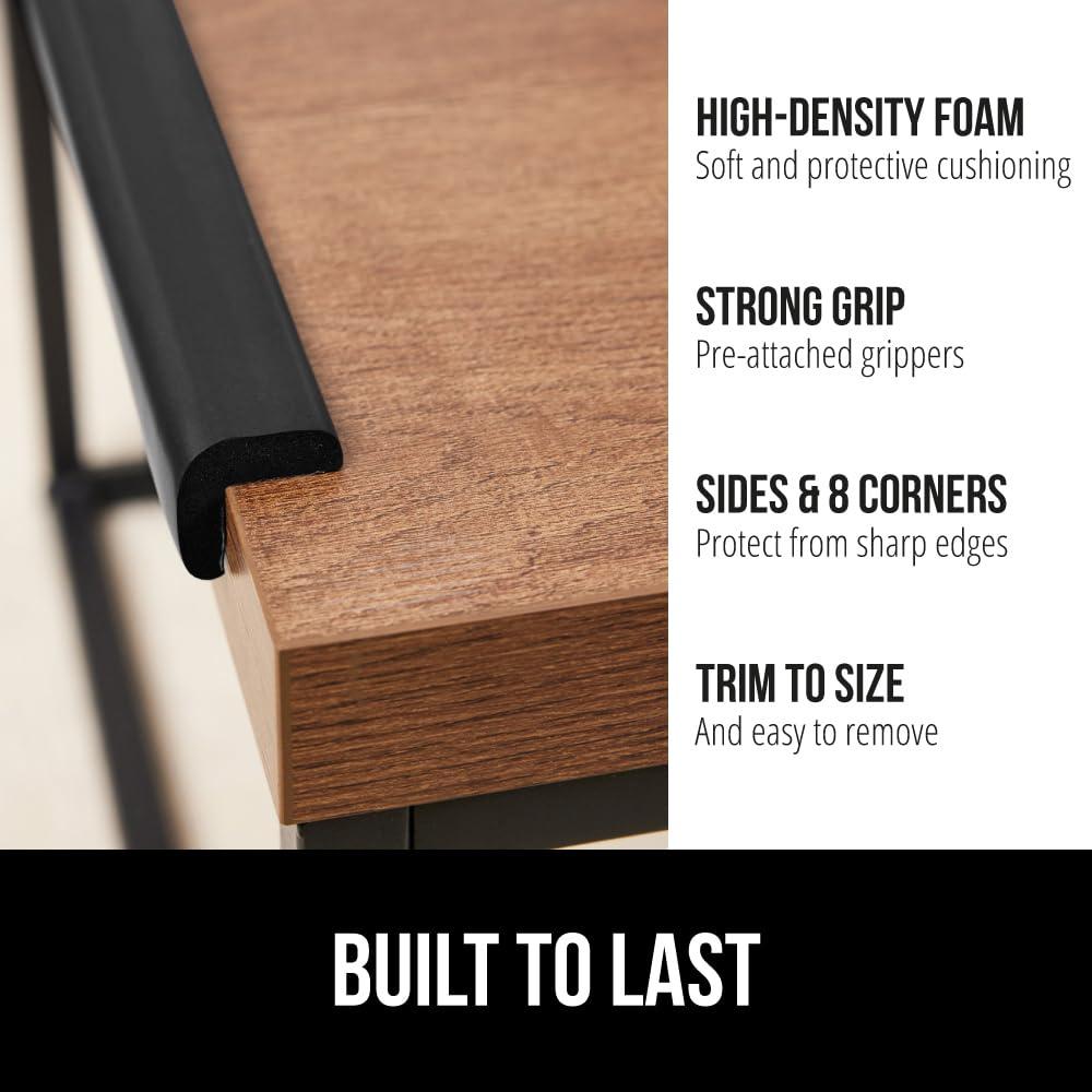 Protectores de Esquinas y Bordes GORILLA GRIP 10 pies Negro