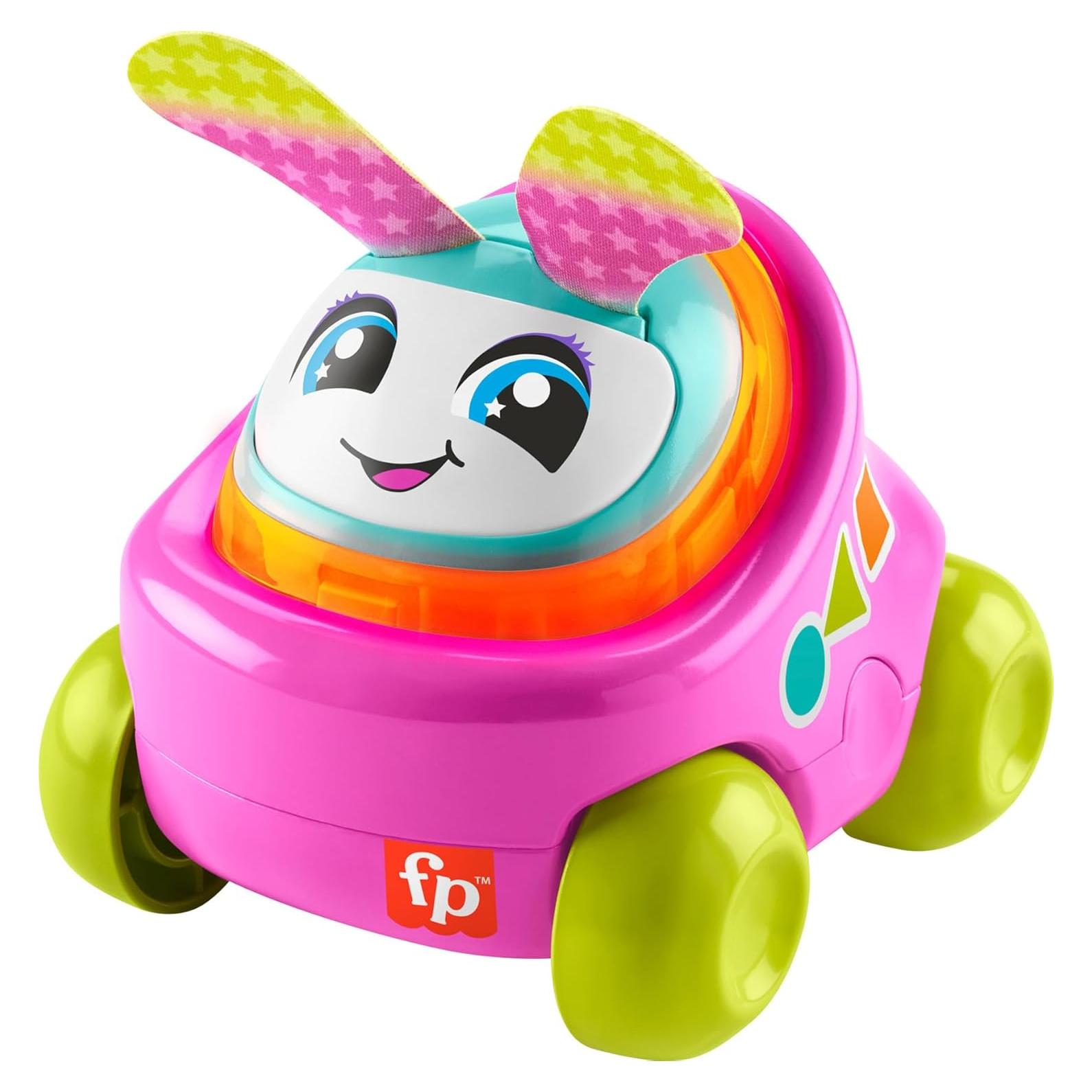 Fisher-Price Carrito DJ Rosa con Música y Luces 9+ Meses