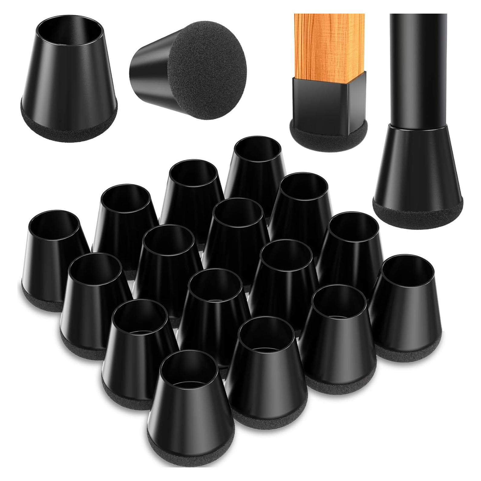Protectores de Suelo para Patas de Silla YTEACIUL 16 Pcs Silicona