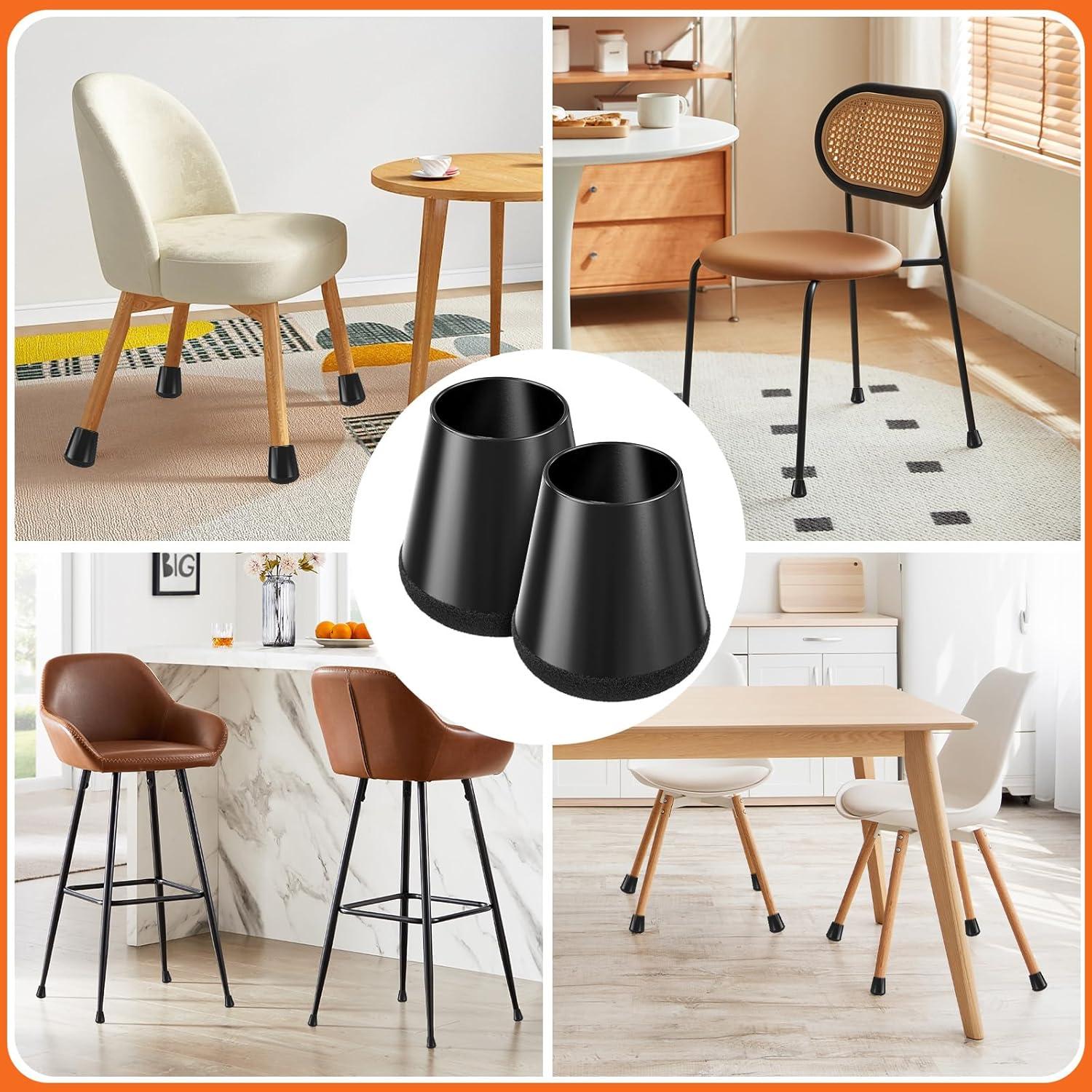 Protectores de Suelo para Patas de Silla YTEACIUL 16 Pcs Silicona