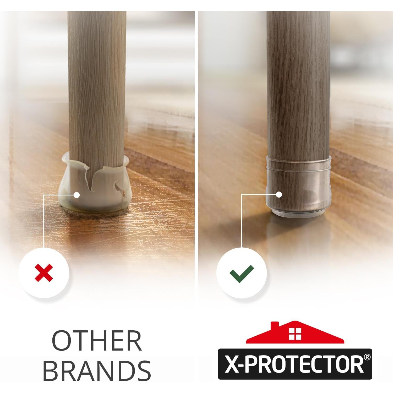 Fundas Antideslizantes para Patas de Silla X-Protector 32 PCS