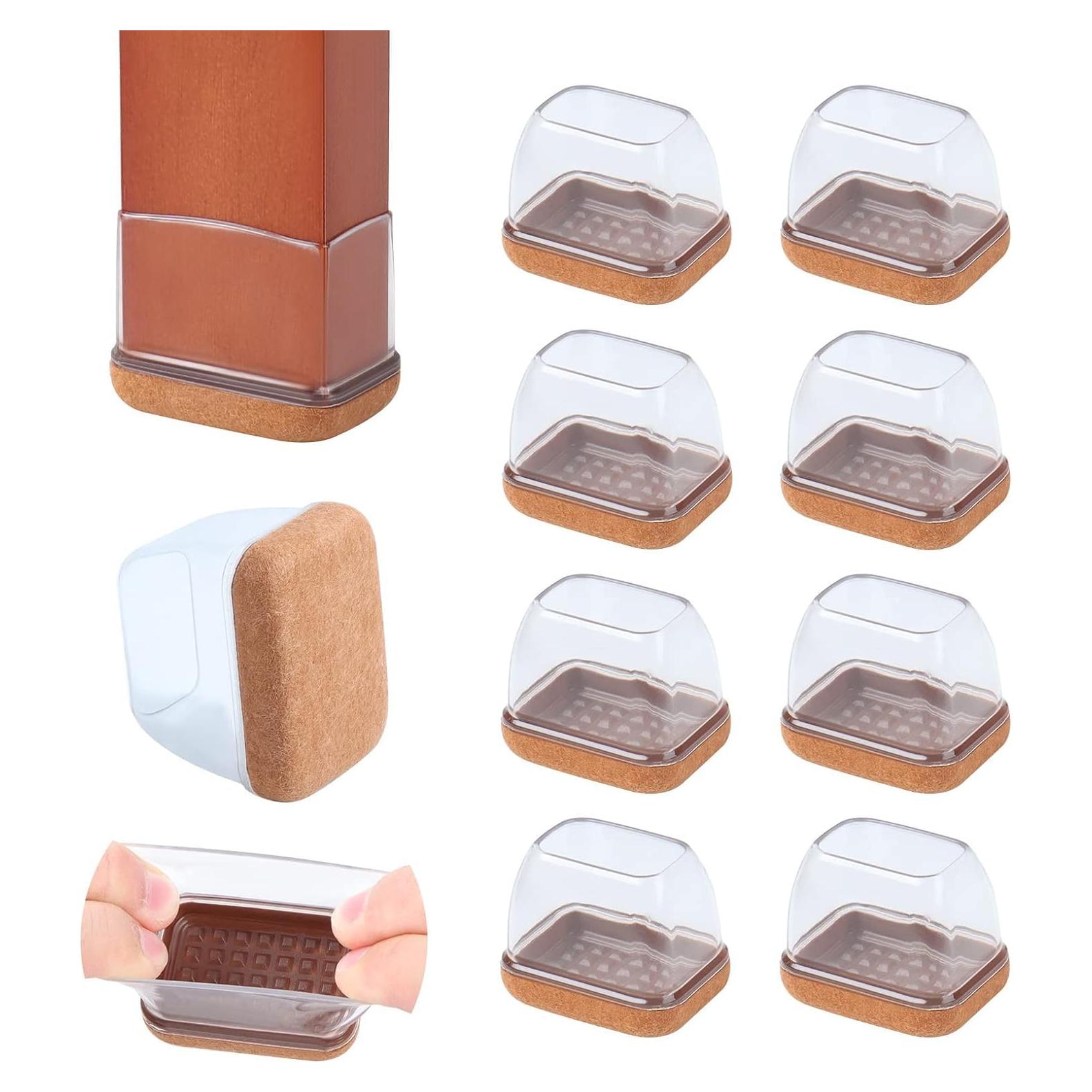 Protectores de Piso de Silicona Ezprotekt 8 Pcs para Muebles