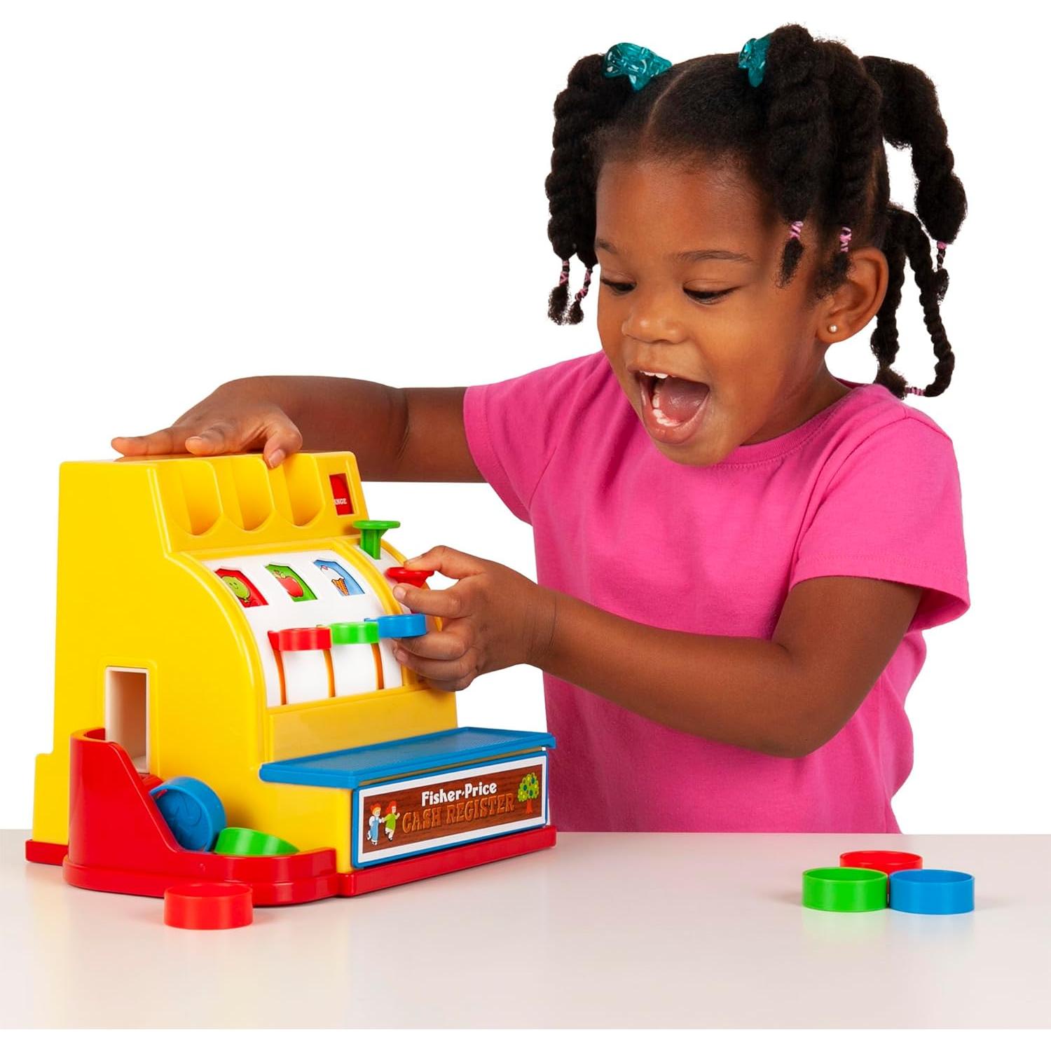 Caja Registradora Retro Fisher-Price 19.5x26x19.7cm 2+