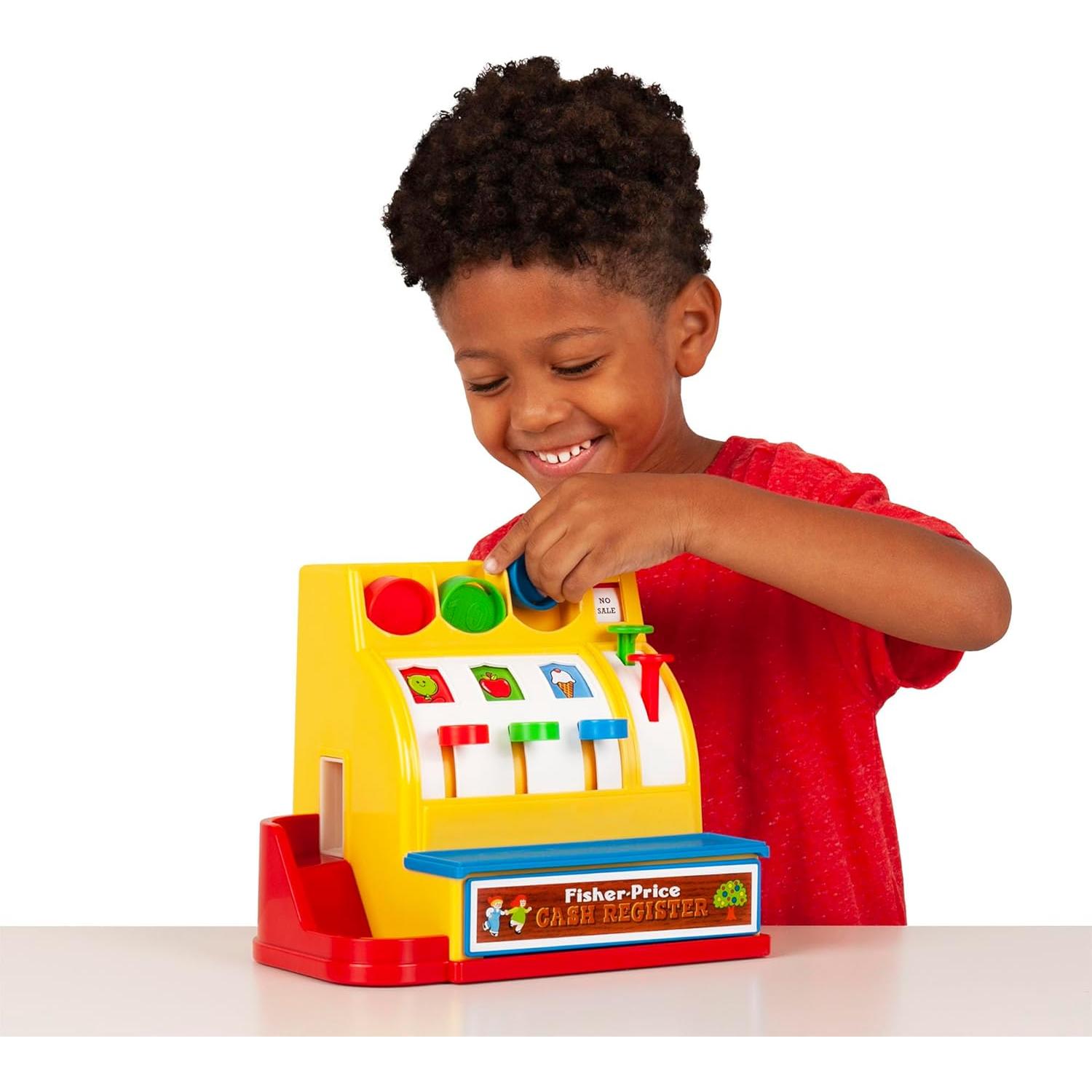 Caja Registradora Retro Fisher-Price 19.5x26x19.7cm 2+