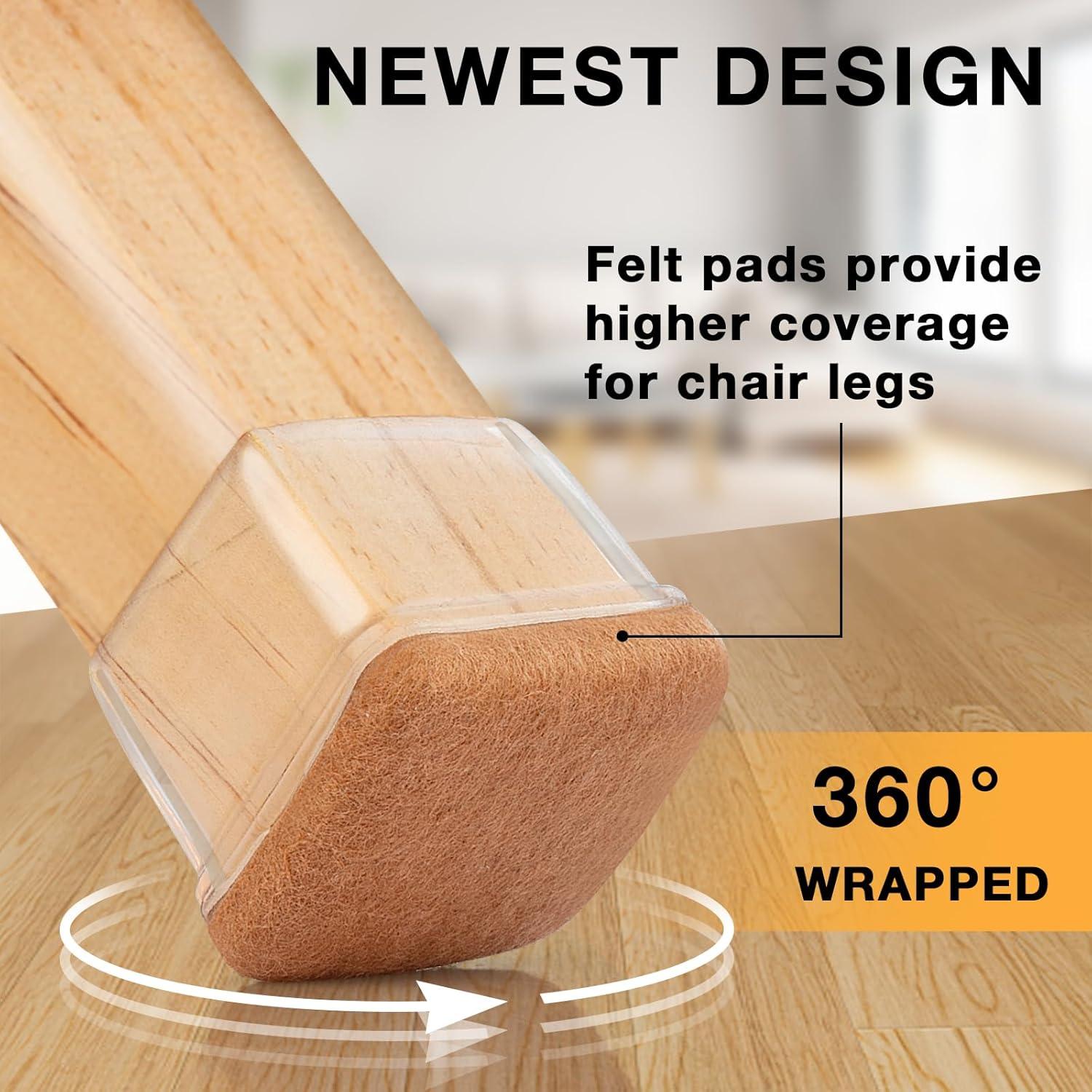 32 Protectores de Suelo de Silicona Jeaoouu para Patas de Sillas