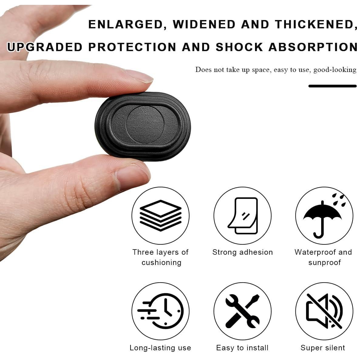 12PCS Amortiguador de Puerta de Coche FSTURIOS Silicona