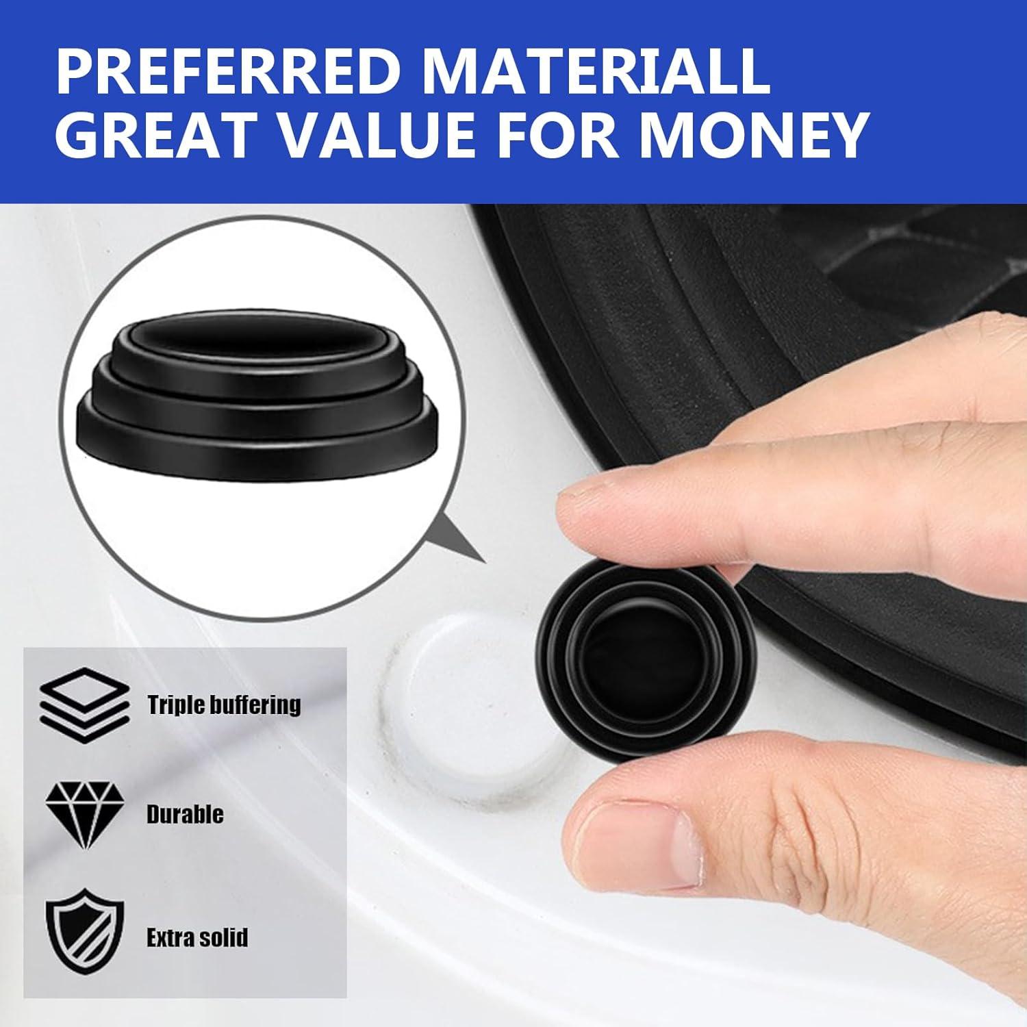 Pack 20 Almohadillas de Silicona AWGUKA para Puertas de Auto