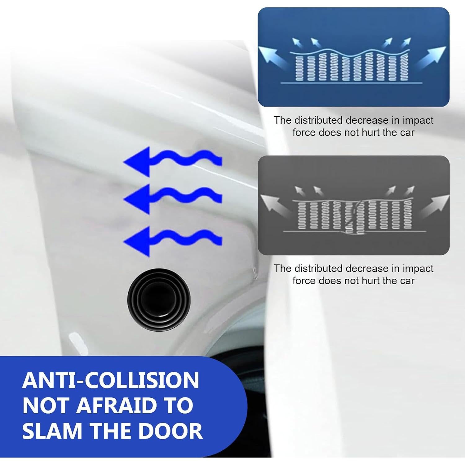 Pack 20 Almohadillas de Silicona AWGUKA para Puertas de Auto