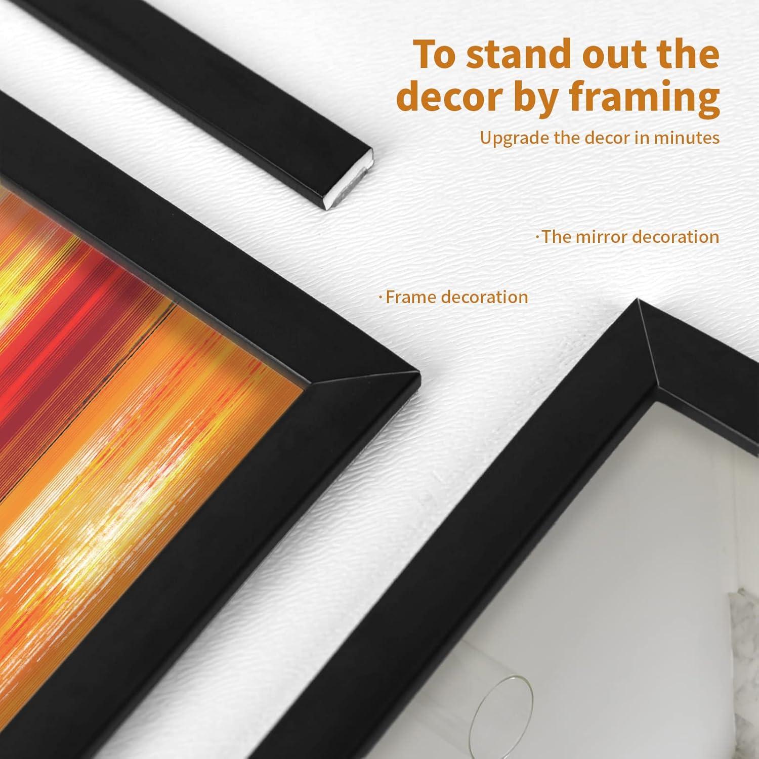 Moldura Autoadhesiva WOWSTAR 3.05 m Negra para Azulejos