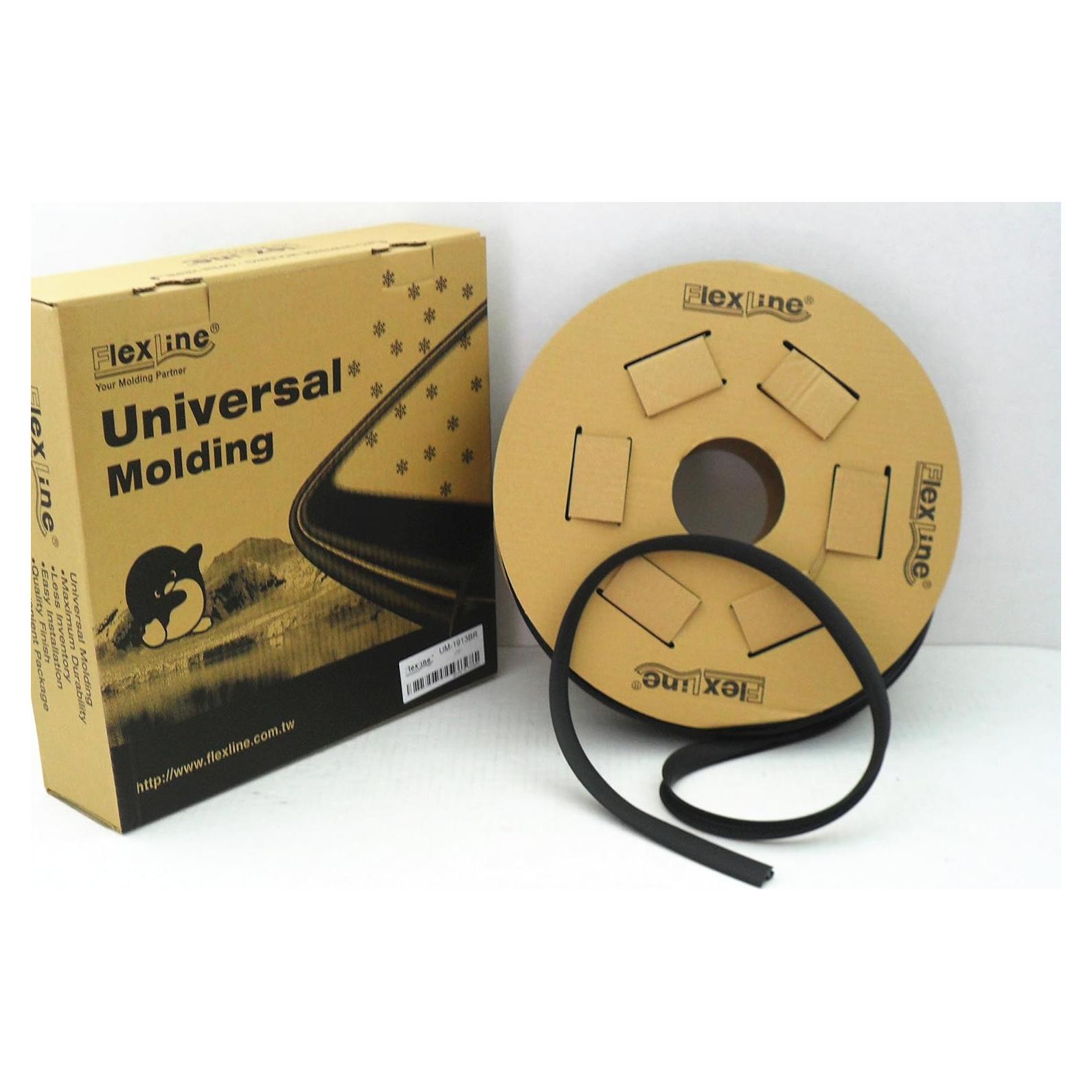 Moldura Flexible de Vidrio para Parabrisas Universal 4.57m 19mm