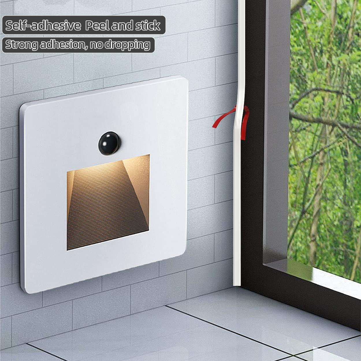 Moldura de esquina flexible KNEELISA 5m blanca de goma