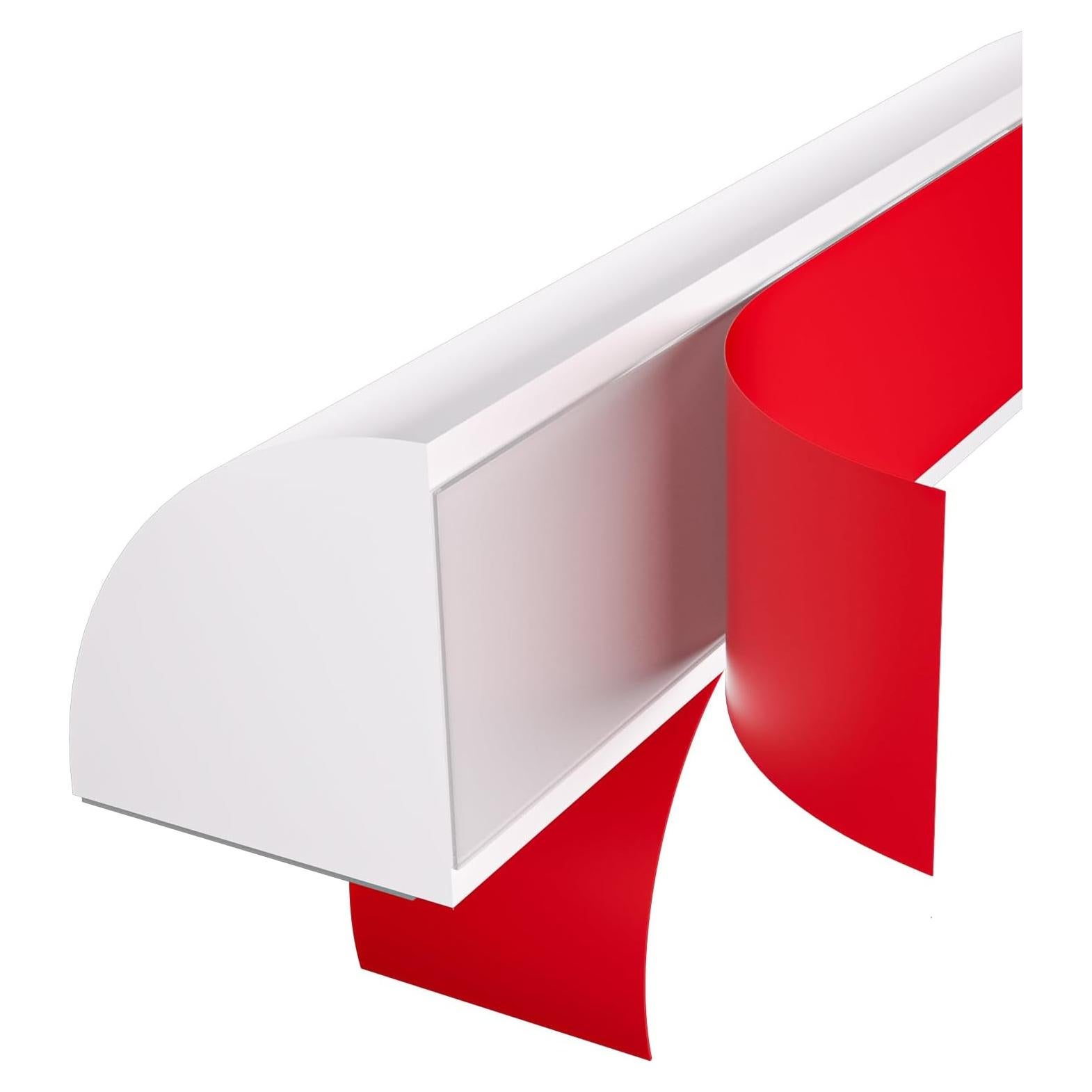 Moldura Cuarterona Flexible Risunpet 198 cm Autoadhesiva Blanca