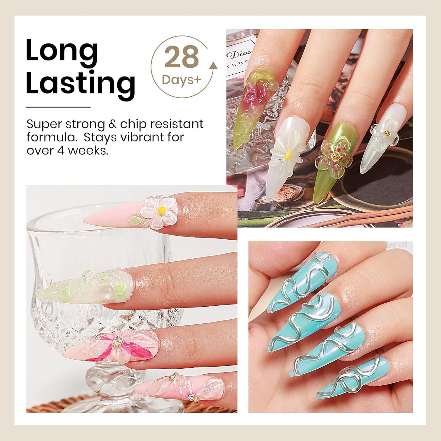 Gel Constructor Sólido MIZHSE 100g para Uñas 3D - Transparente