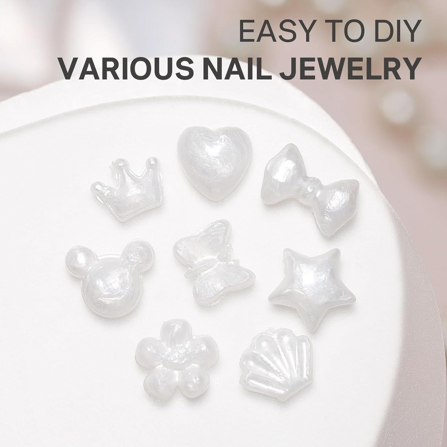 Gel de Escultura de Uñas 3D MIZHSE Perla 30g No Pegajoso