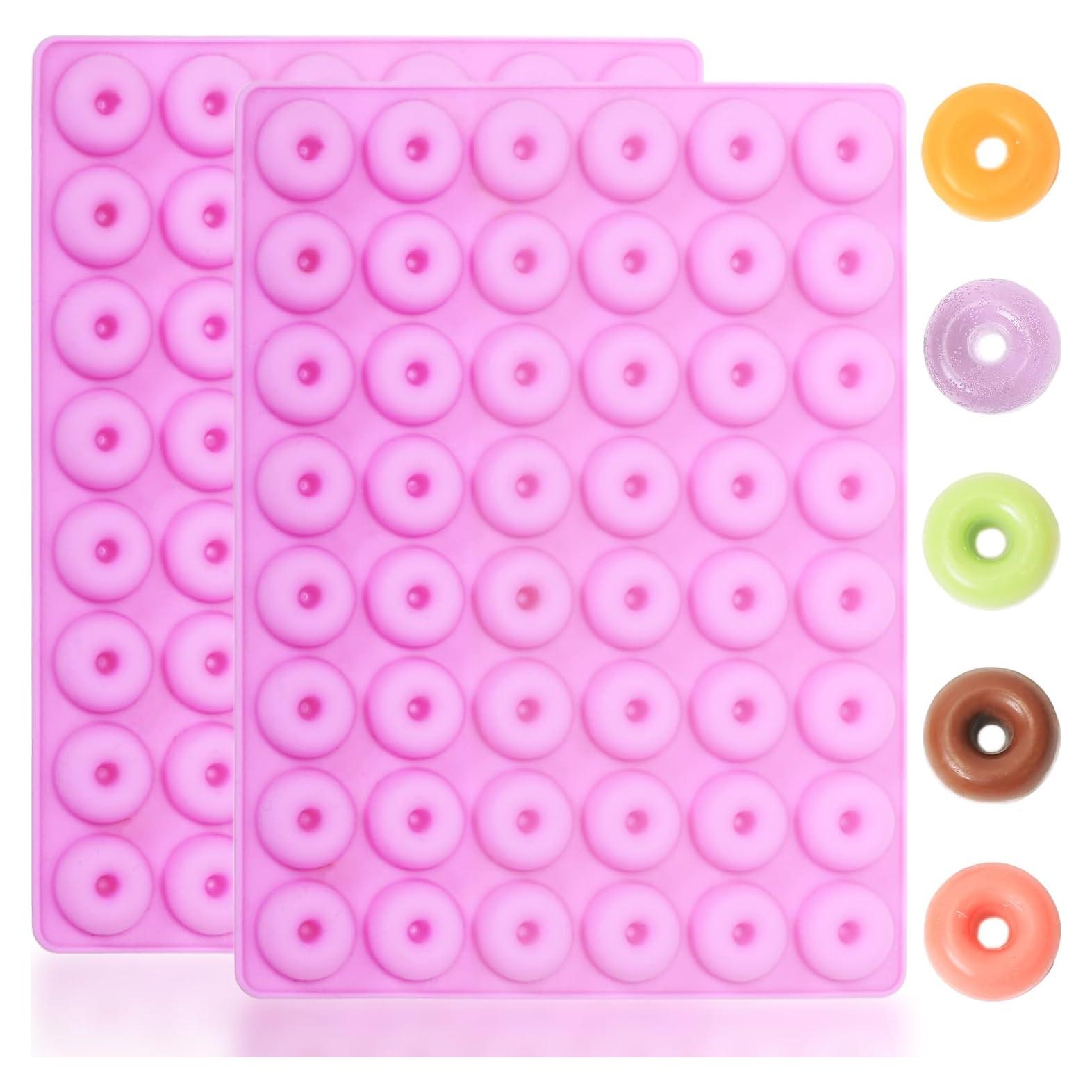 Molde de Silicona para Mini Donuts Amyandone 48 Cavidades