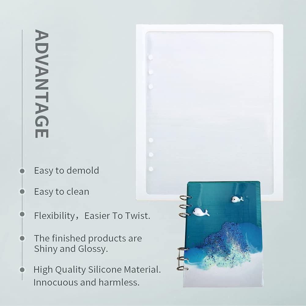 Molde de Silicona A5 para Cubierta de Cuaderno Angel Wings