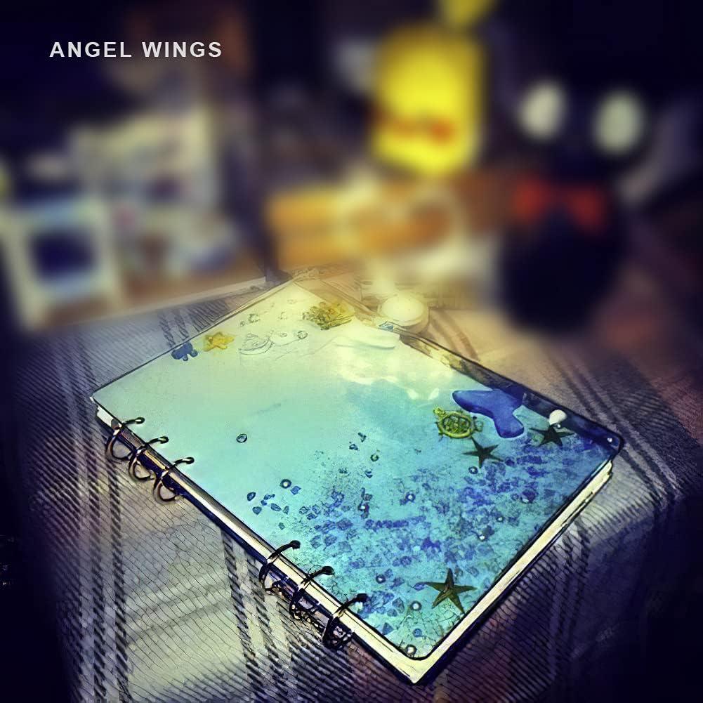 Molde de Silicona A5 para Cubierta de Cuaderno Angel Wings