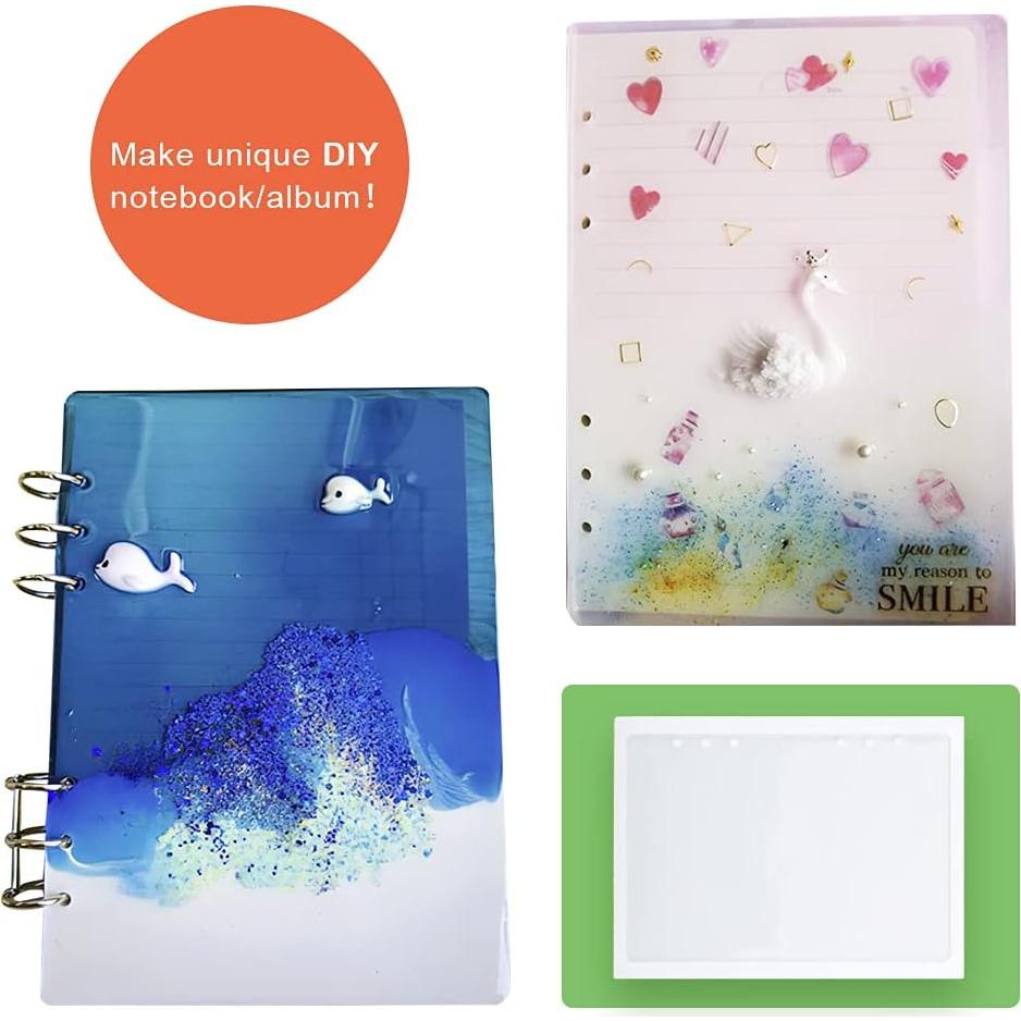 Molde de Silicona A5 para Cubierta de Cuaderno Angel Wings