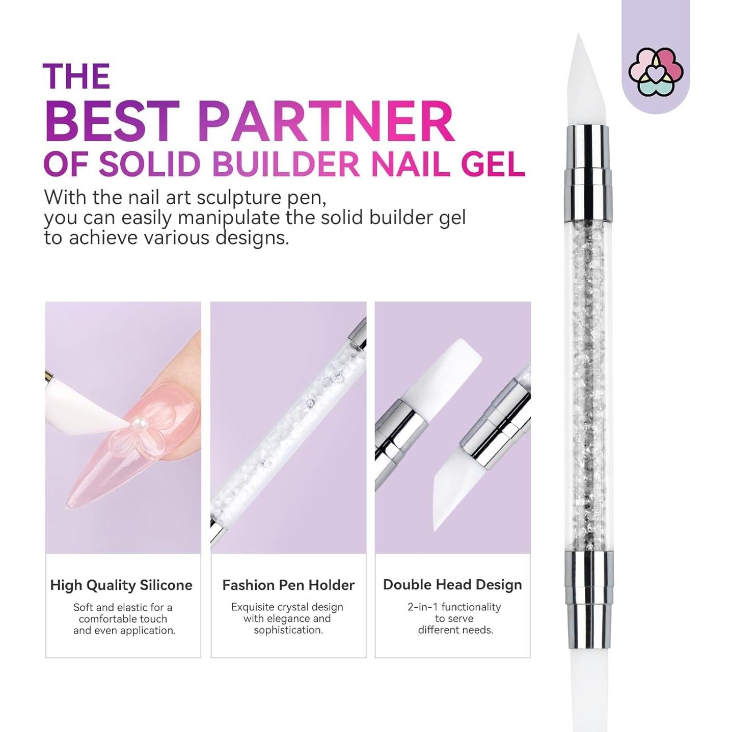 Gel Constructor Sólido para Uñas SAVILAND 60g 3D No Pegajoso