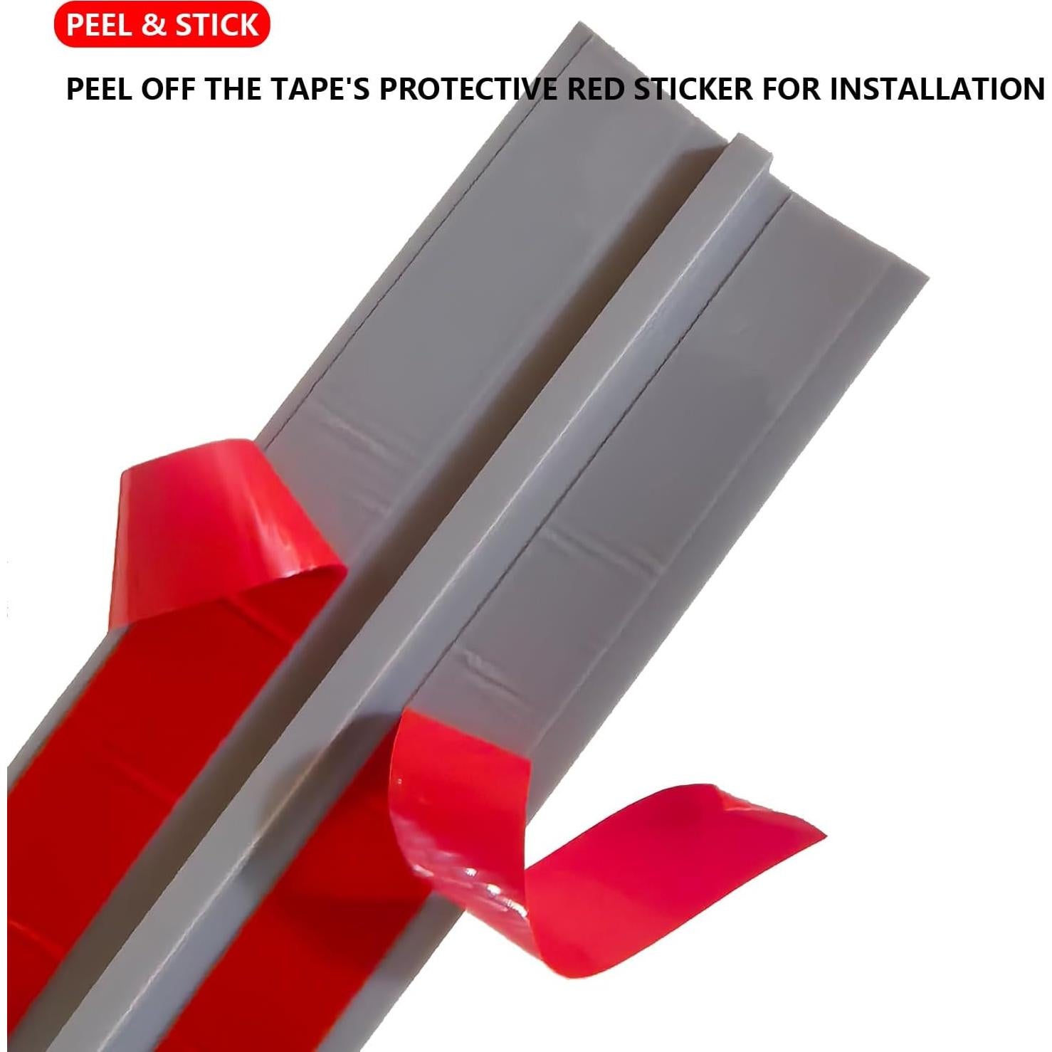 Tira de Transición de Piso DAILISEN 300cm Gris PVC Flexible