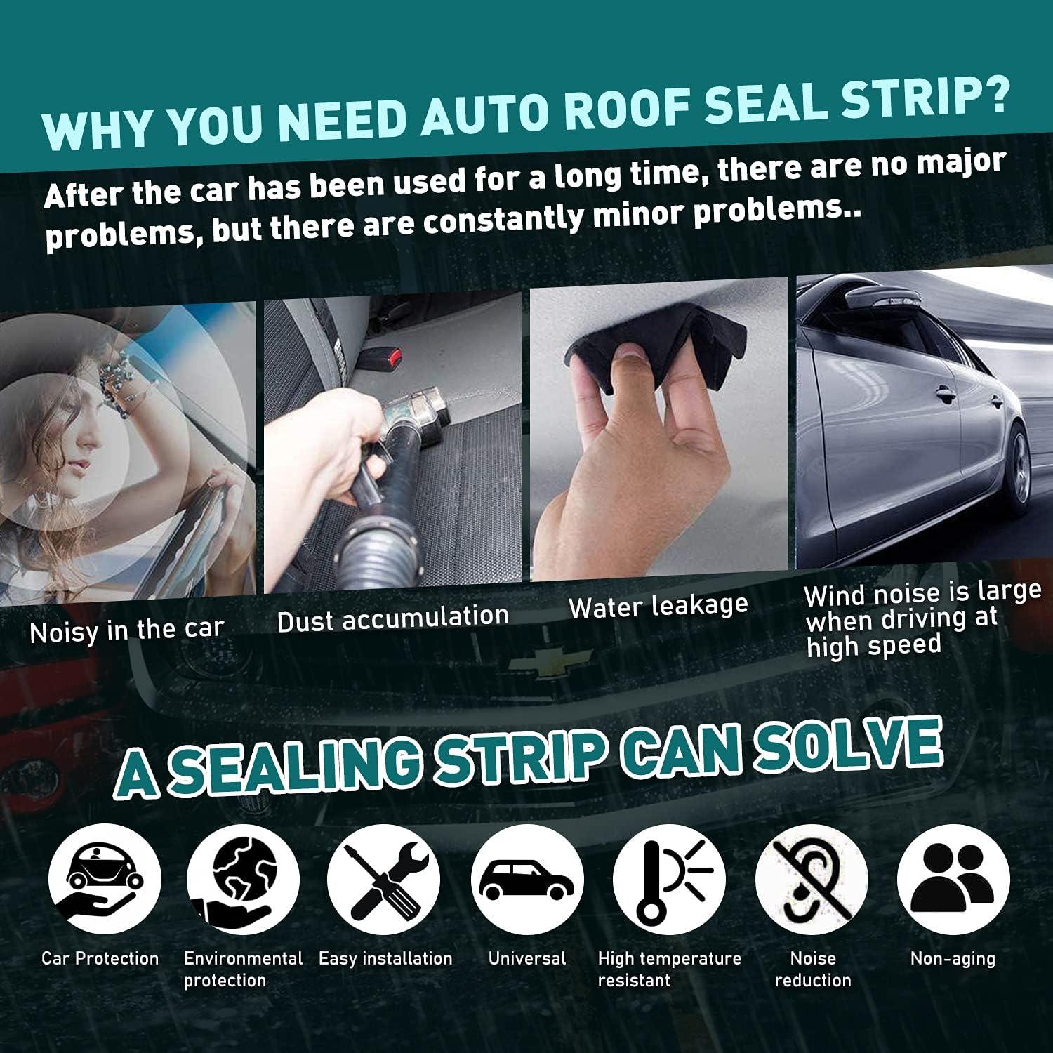 Tira Sello de Techo Protector MODIGT 4.88m Goma Universal