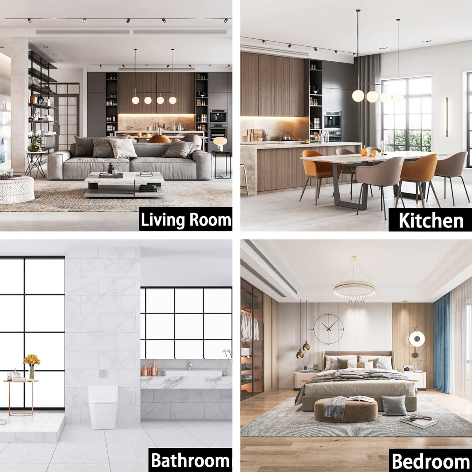 3 Piezas Moldura en T de Aluminio Trimold 0.9m Plata Mate