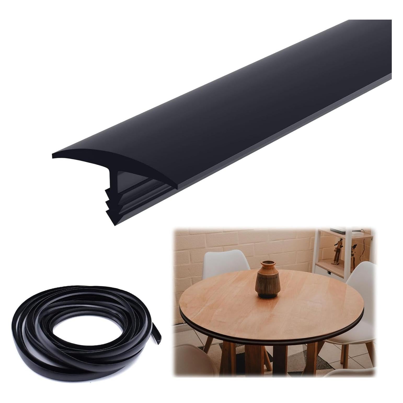 T-Moldura Plástica Muzata 3/4" x 7.62m para Mesas y Arcade