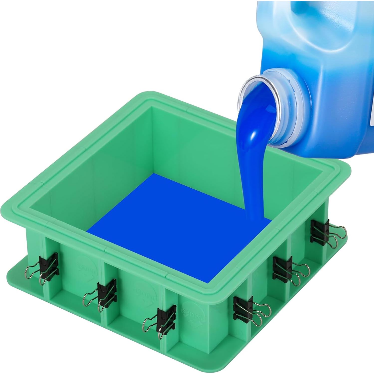 Kit de Moldes de Silicona BBDINO 30A 2 Galones Azul Zafiro